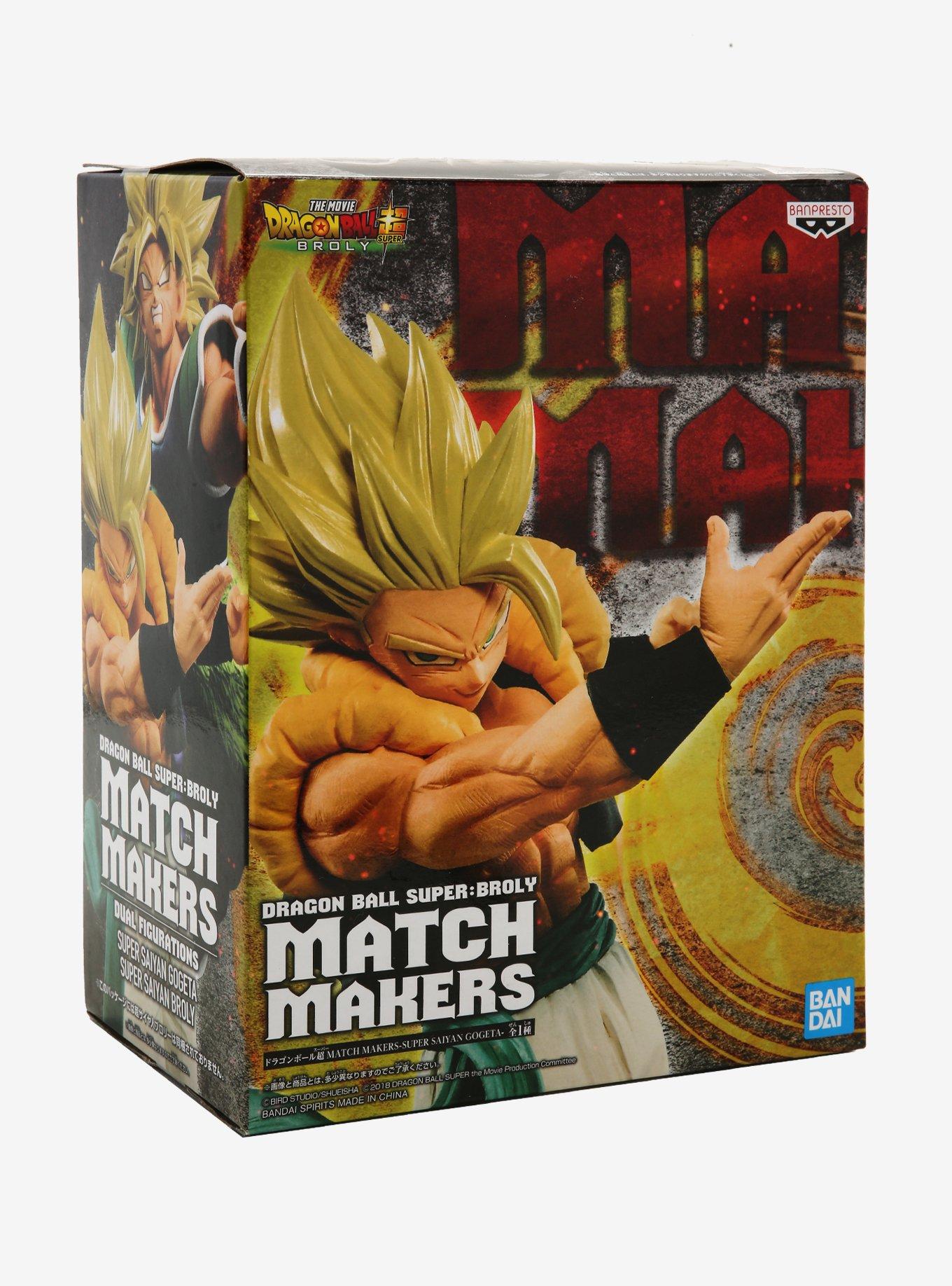 Banpresto Dragon Ball Super: Broly Super Saiyan Gogeta Match Makers Collectible Figure, , alternate