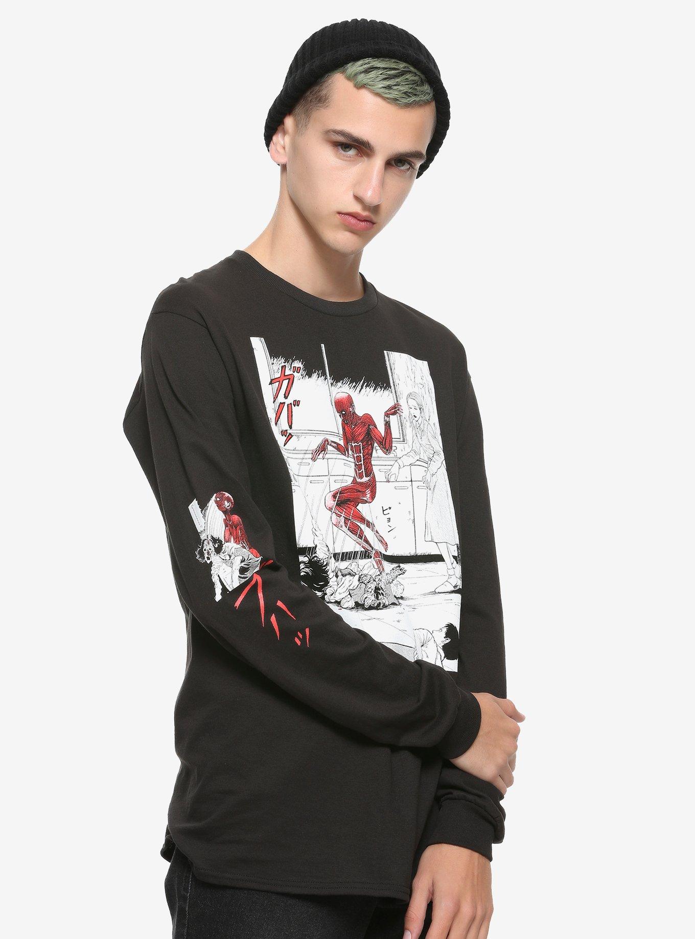 Junji Ito Skin Float Long-Sleeve T-Shirt, MULTI, alternate