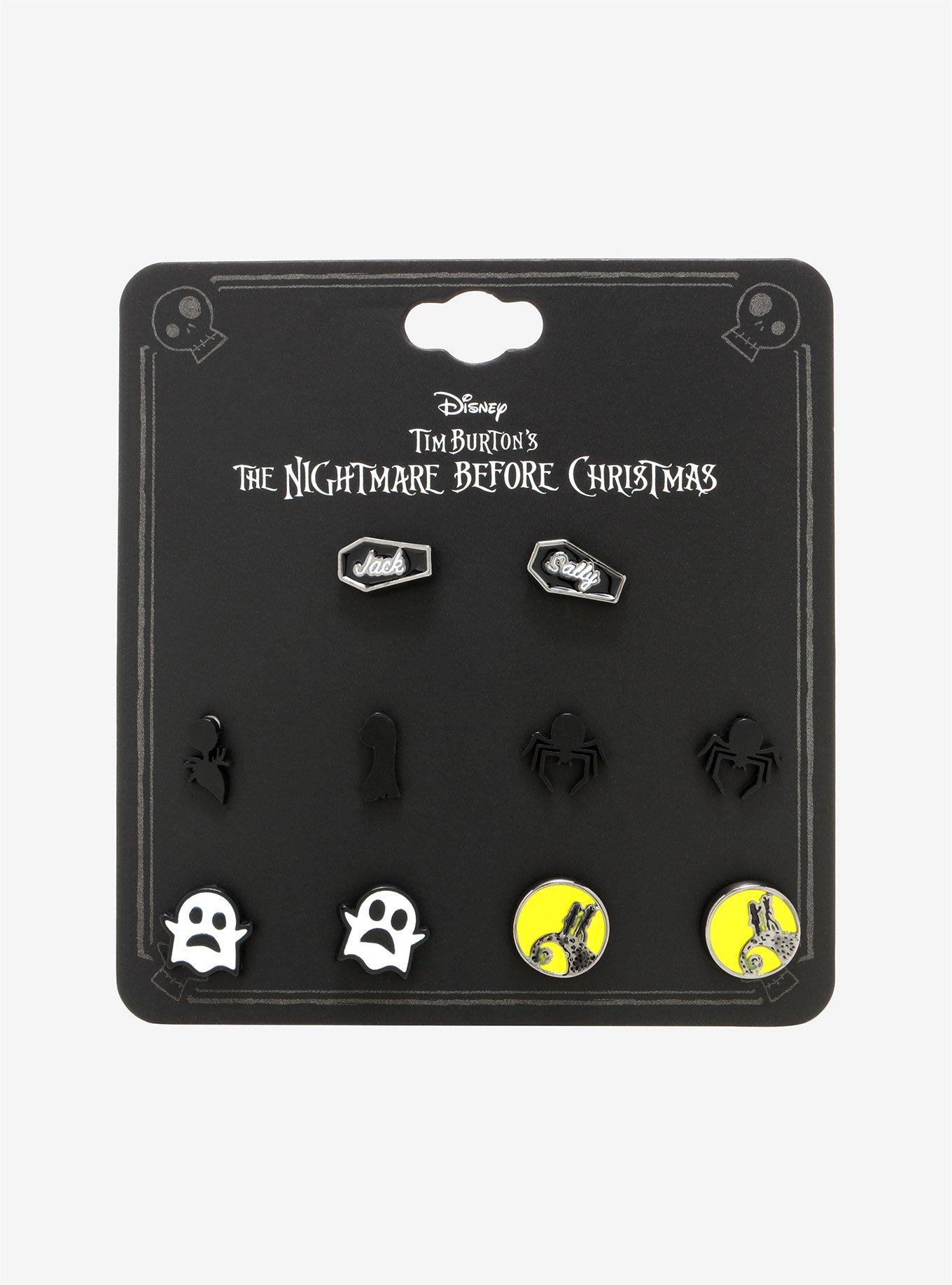 The Nightmare Before Christmas Stud Earring Set, , alternate
