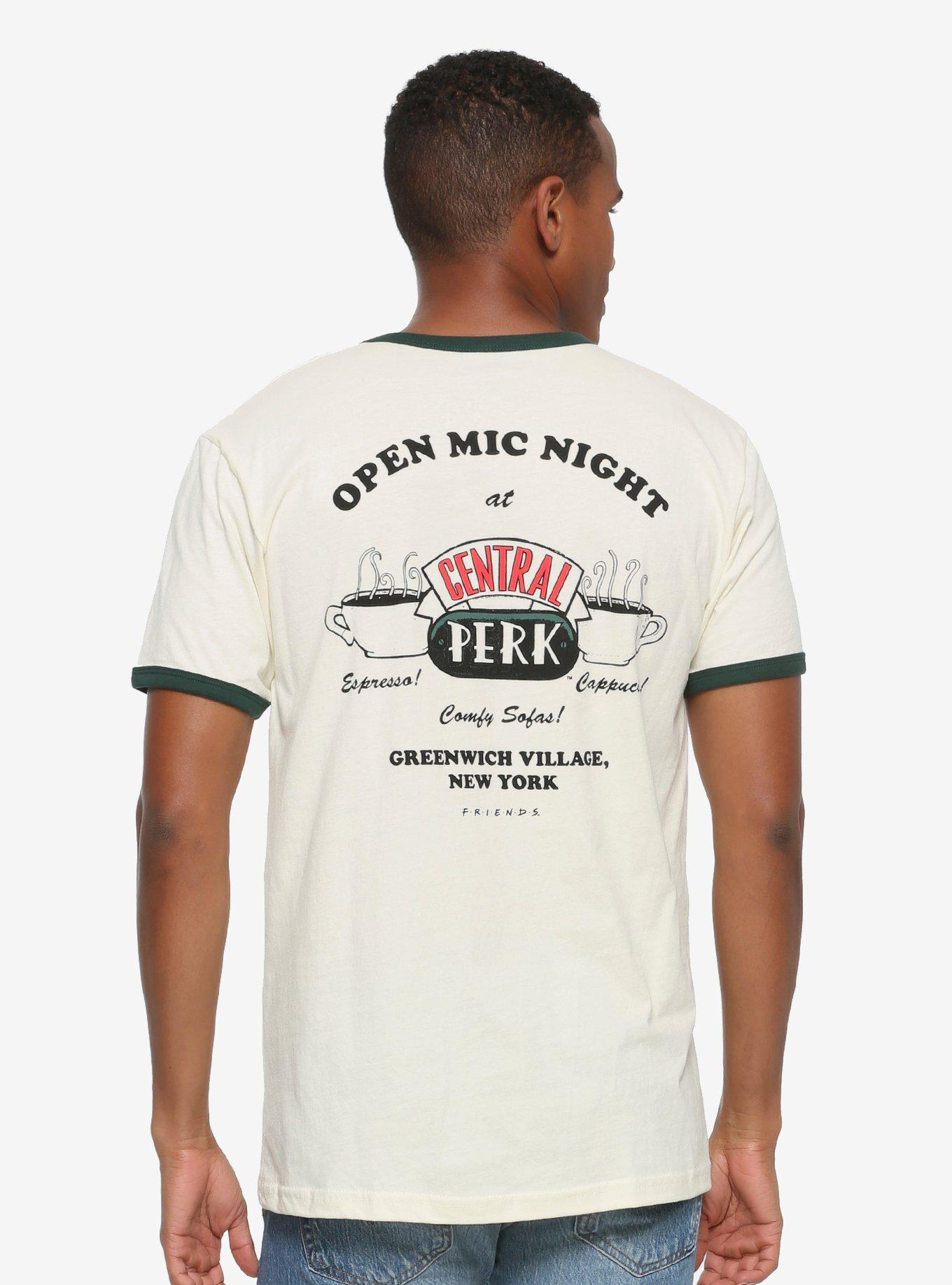Friends Central Perk Open Mic Night Ringer T-Shirt - BoxLunch Exclusive, , alternate