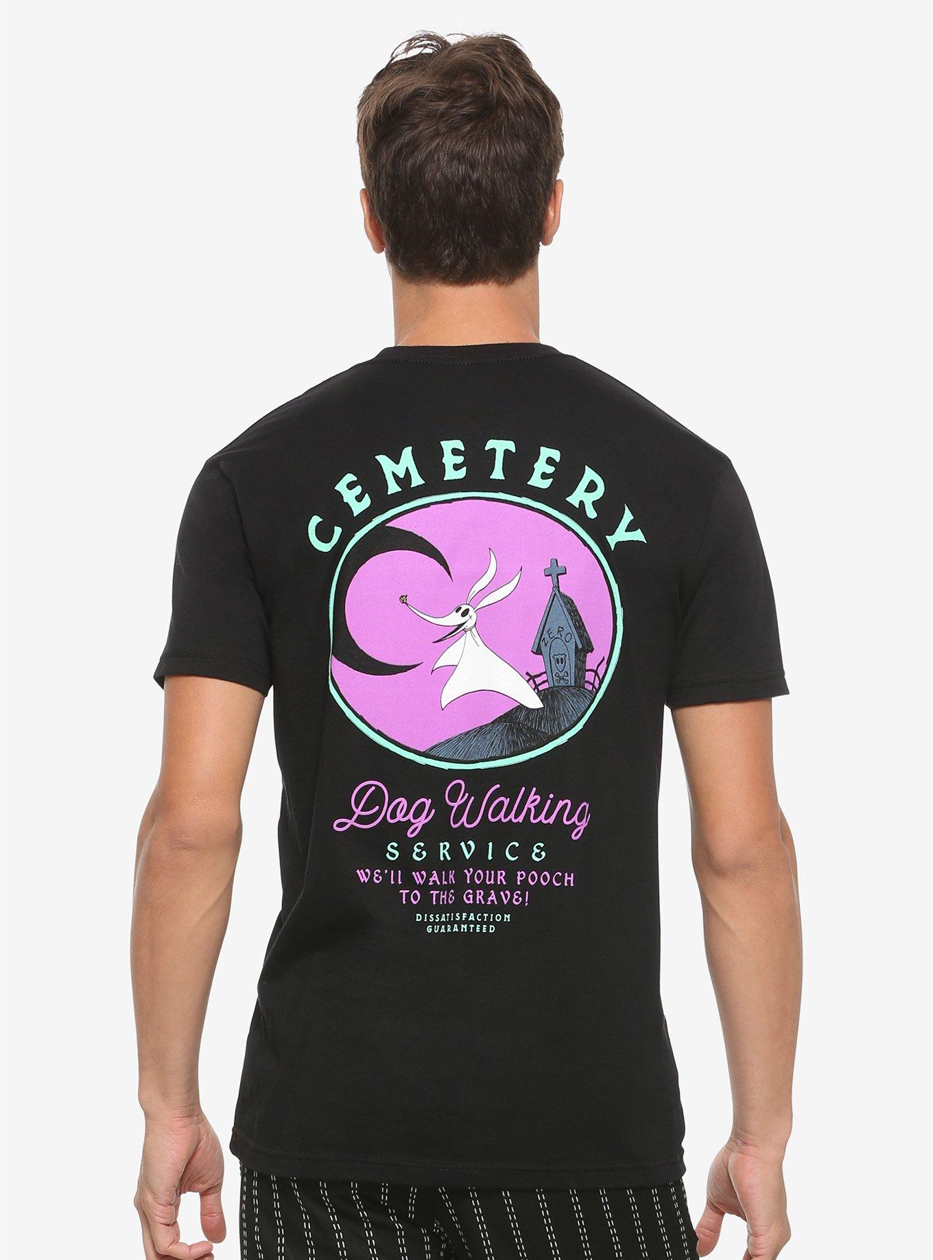 Disney The Nightmare Before Christmas Cemetery Dog Walking Service T-Shirt - BoxLunch Exclusive, , alternate