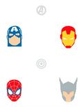 Marvel Avengers Character Peel & Stick Wallpaper, , alternate