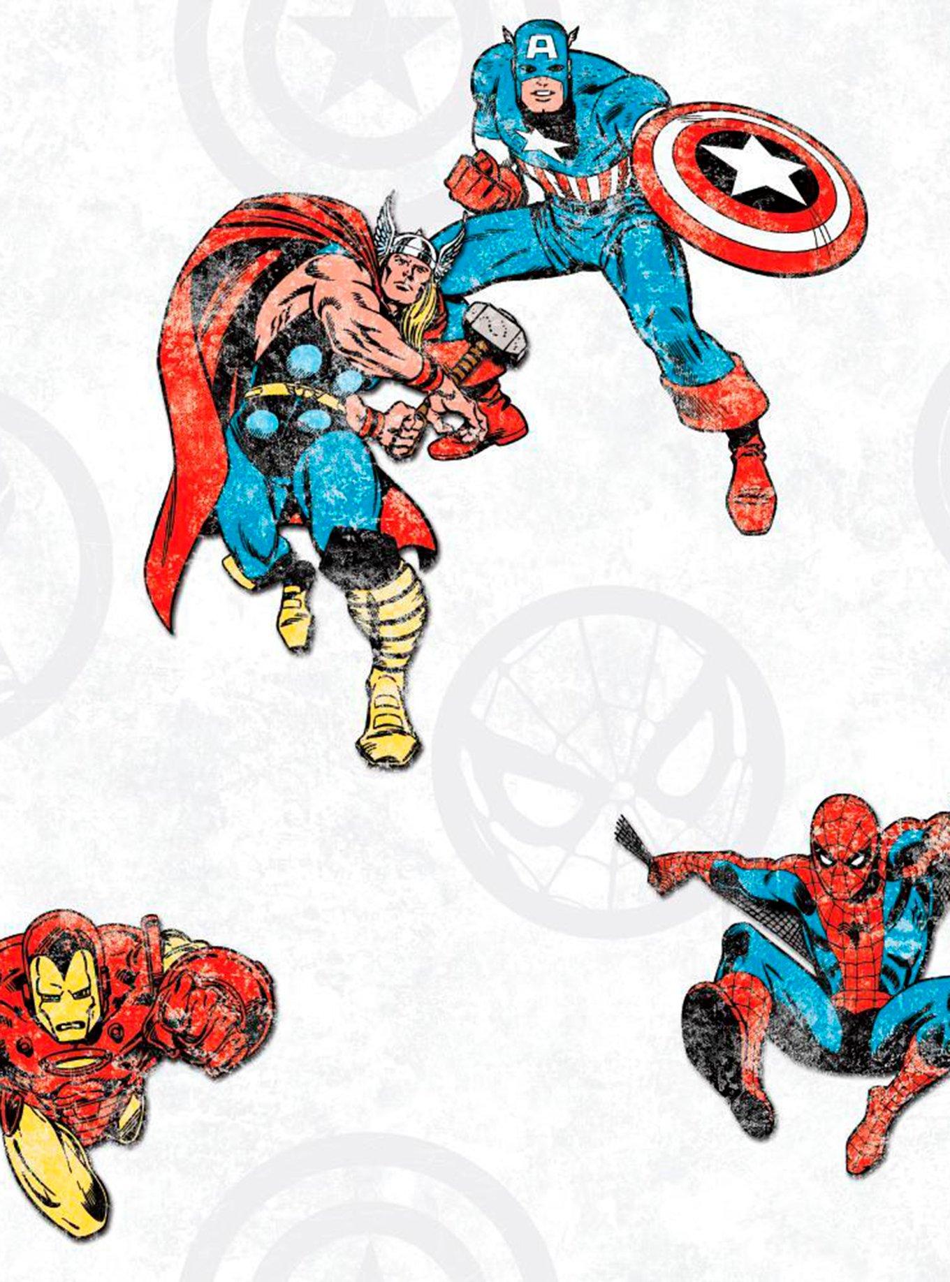 Marvel Avengers Peel & Stick Wallpaper, , hi-res