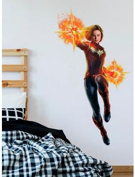 Marvel Captain Marvel Peel & Stick Giant Wall Decals, , hi-res