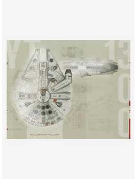 Star Wars Millennium Falcon Peel & Stick Mural, , hi-res