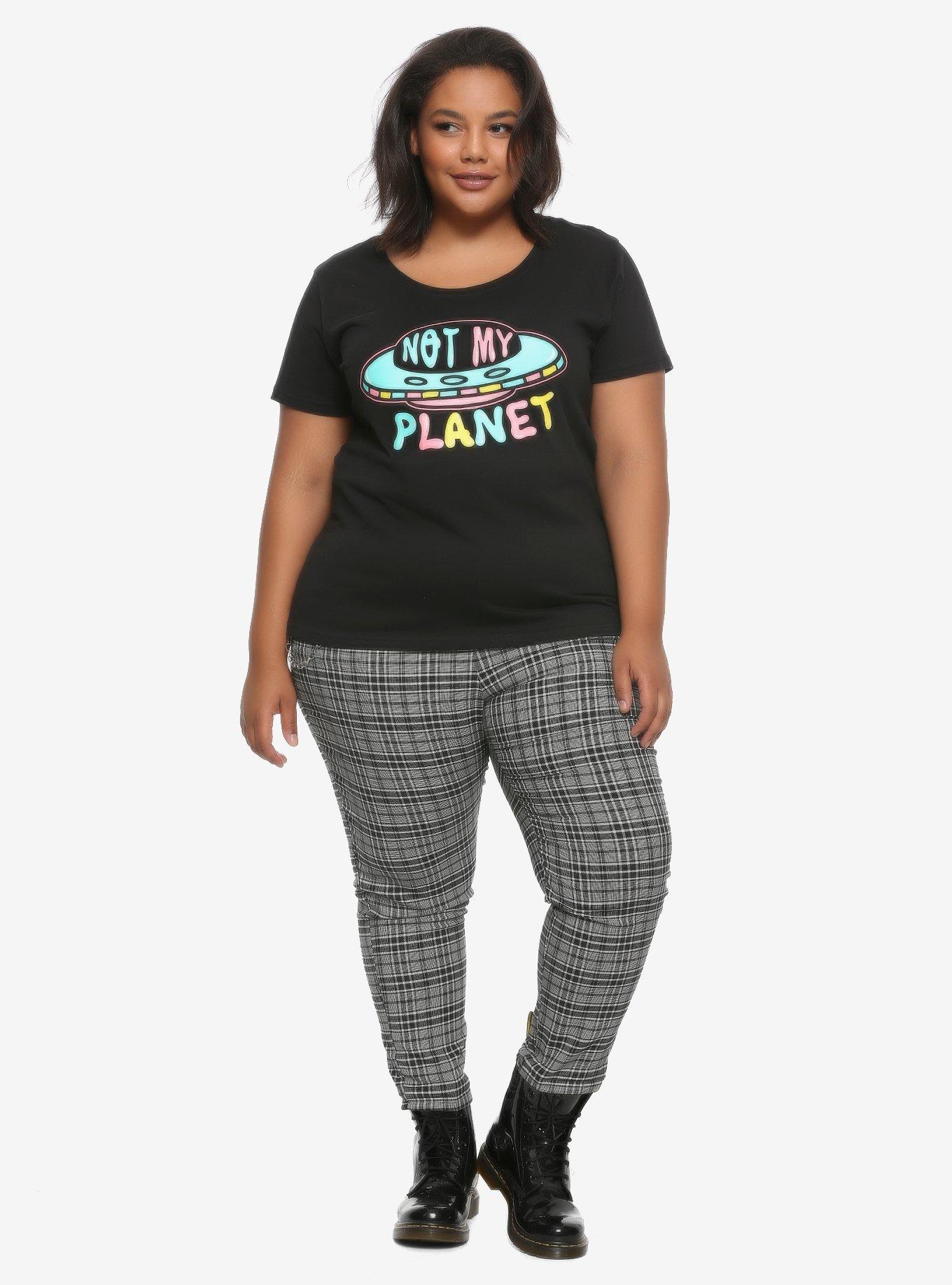 Not My Planet Girls T-Shirt Plus Size, MULTI, alternate