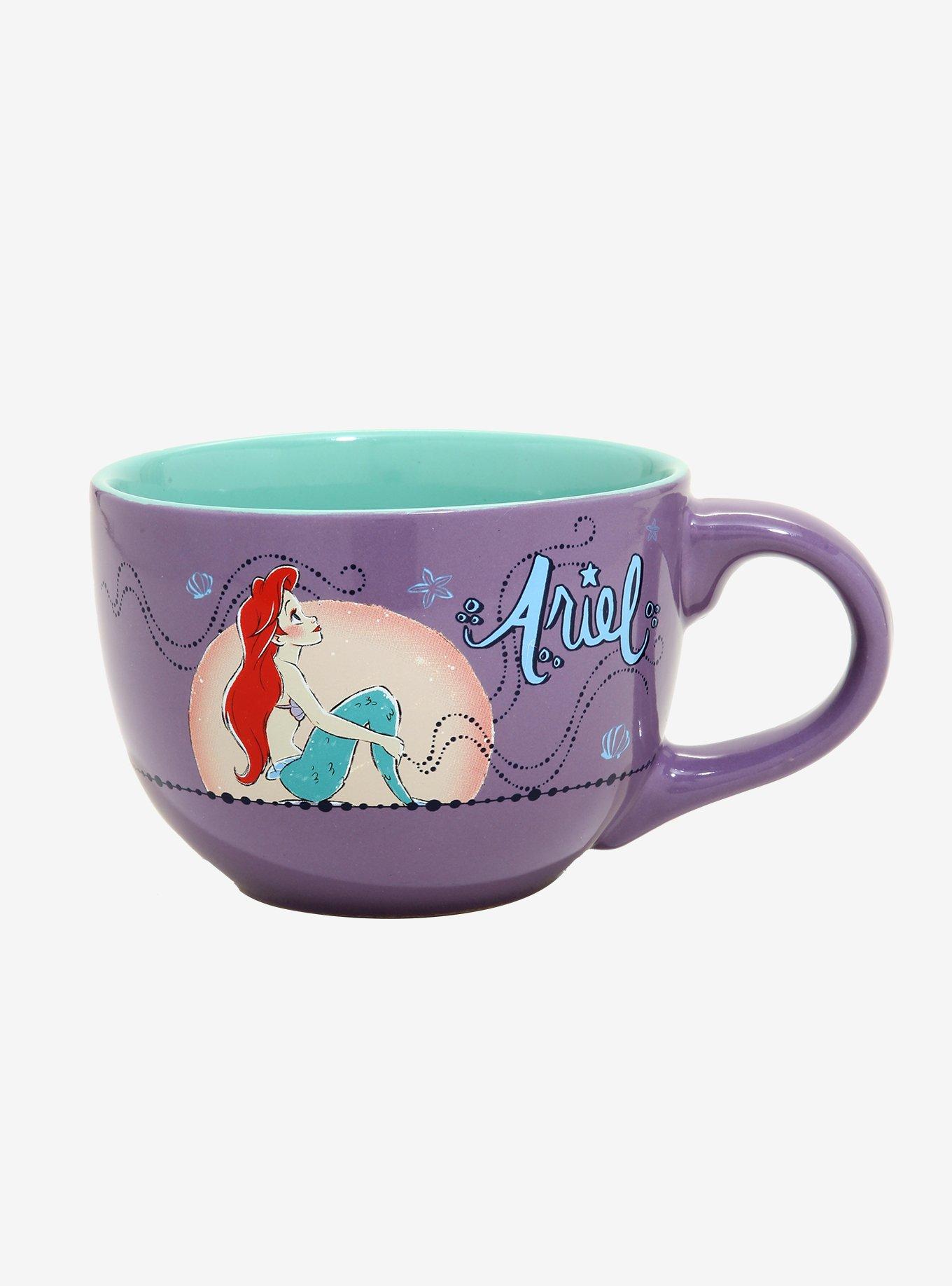 Disney The Little Mermaid Dreaming Ariel Soup Mug, , alternate