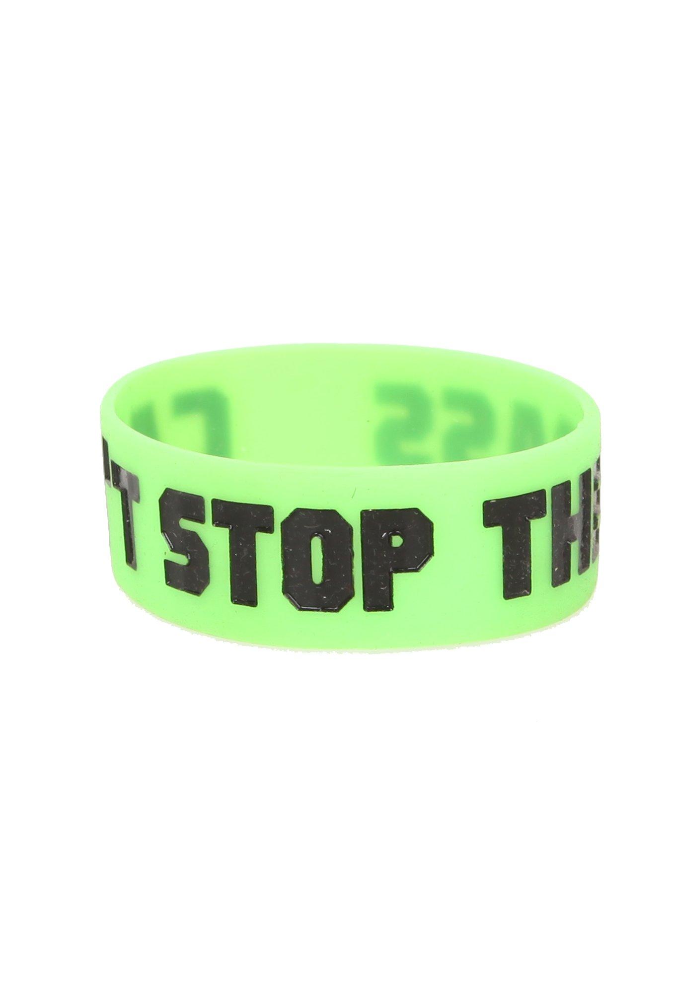 Can't Stop The Bass Rubber Bracelet, , alternate