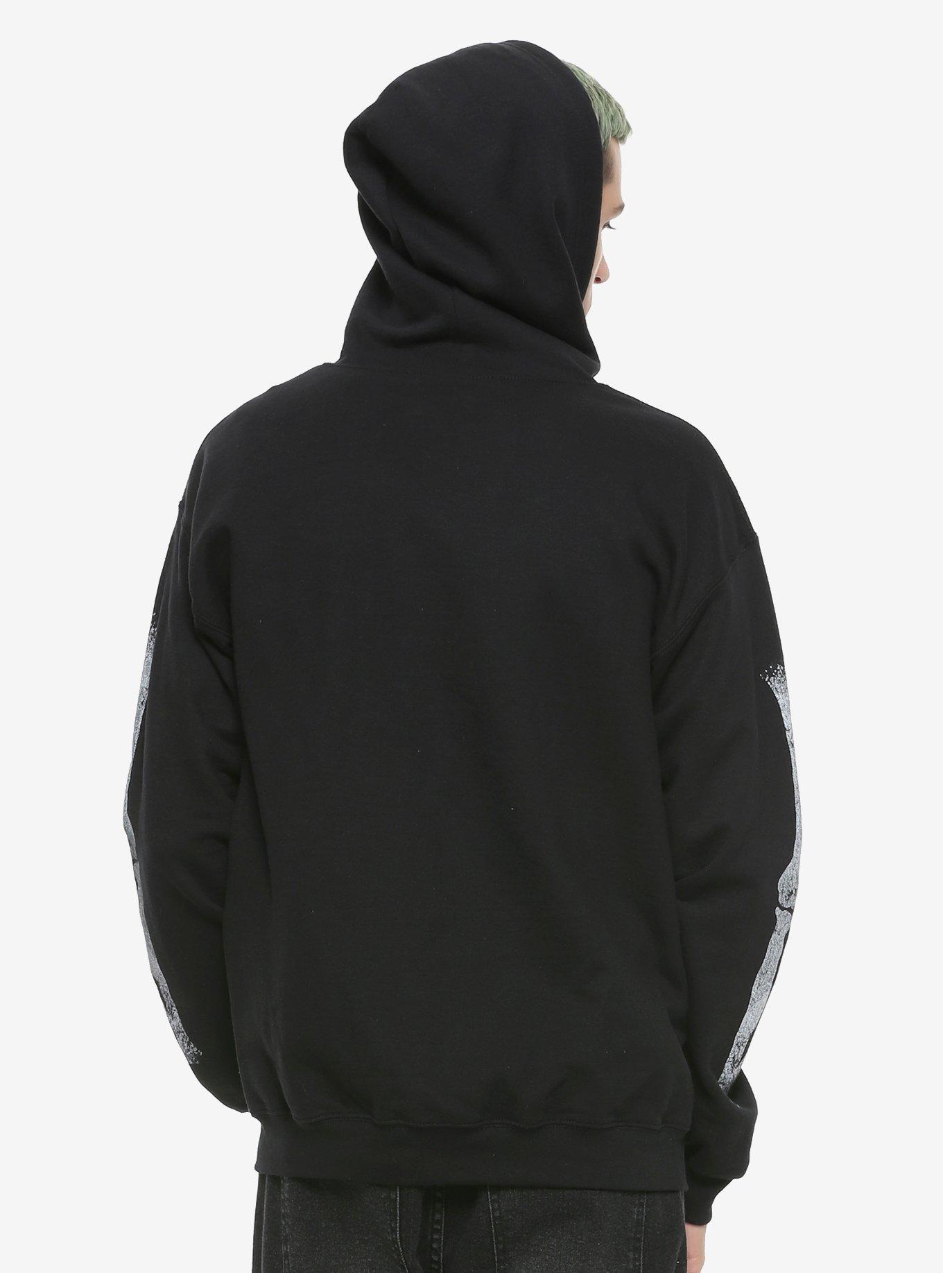 Skeleton Zip-Up Hoodie, , alternate