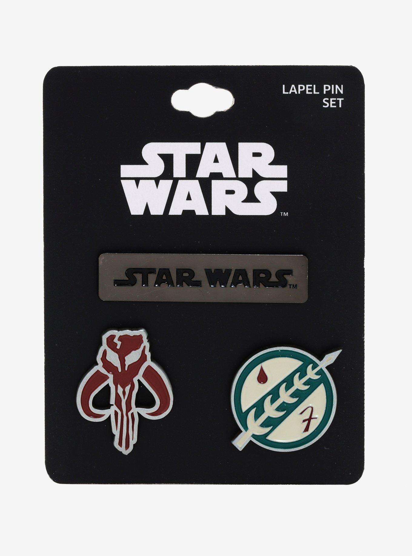 Star Wars Boba Fett Enamel Pin Set, , alternate