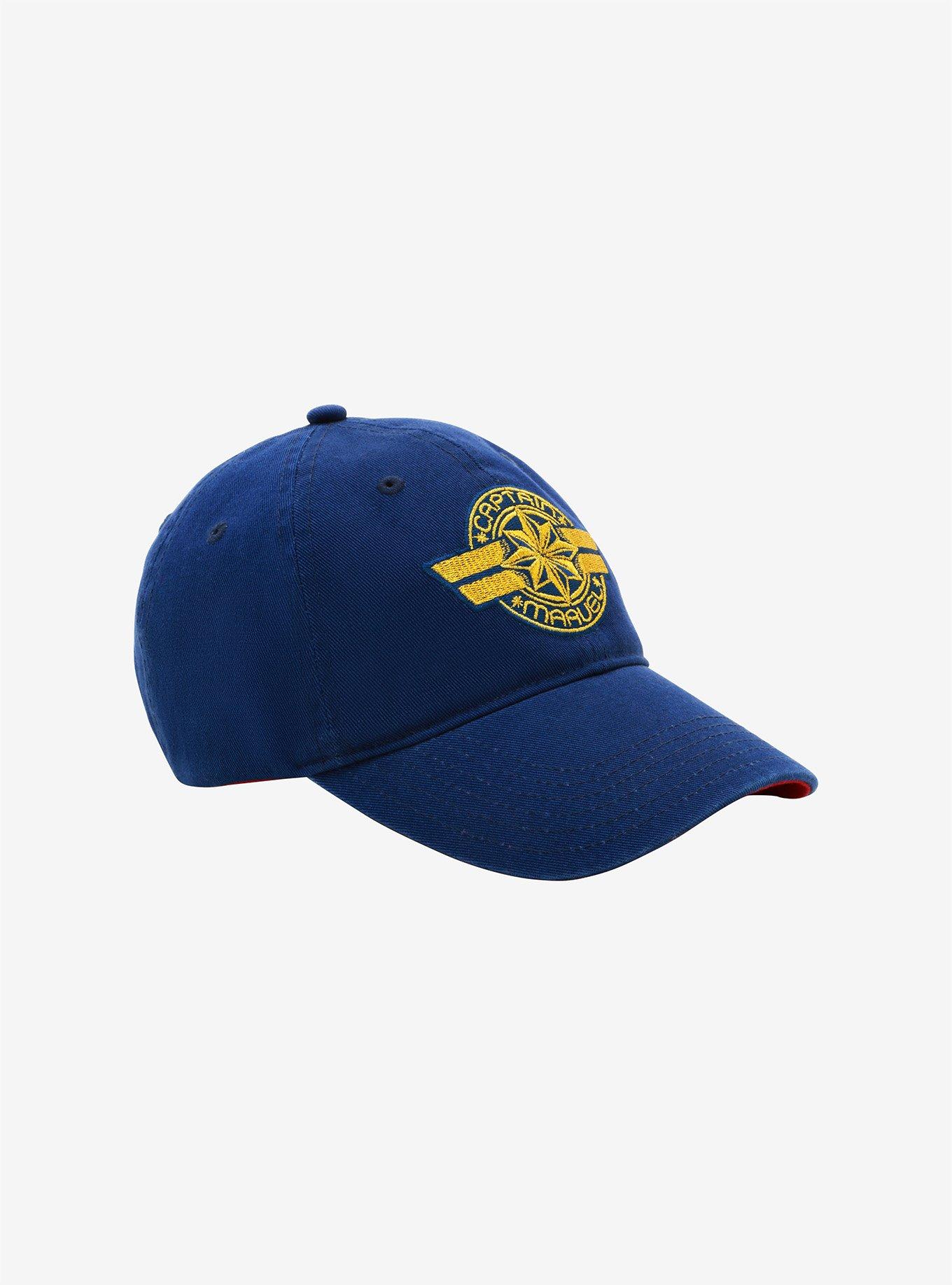 Marvel Captain Marvel Logo Cap - BoxLunch Exclusive, , alternate