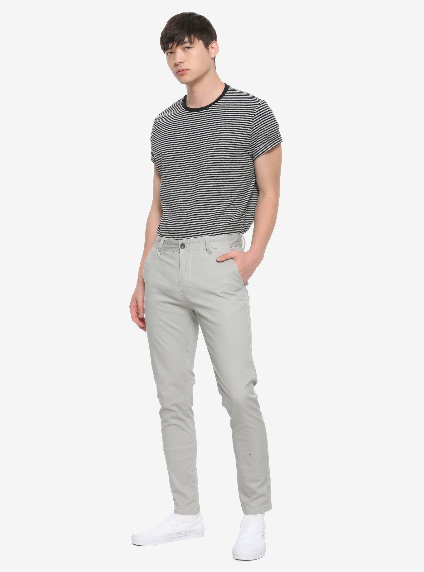 Light Grey Twill Pants, GREY, alternate