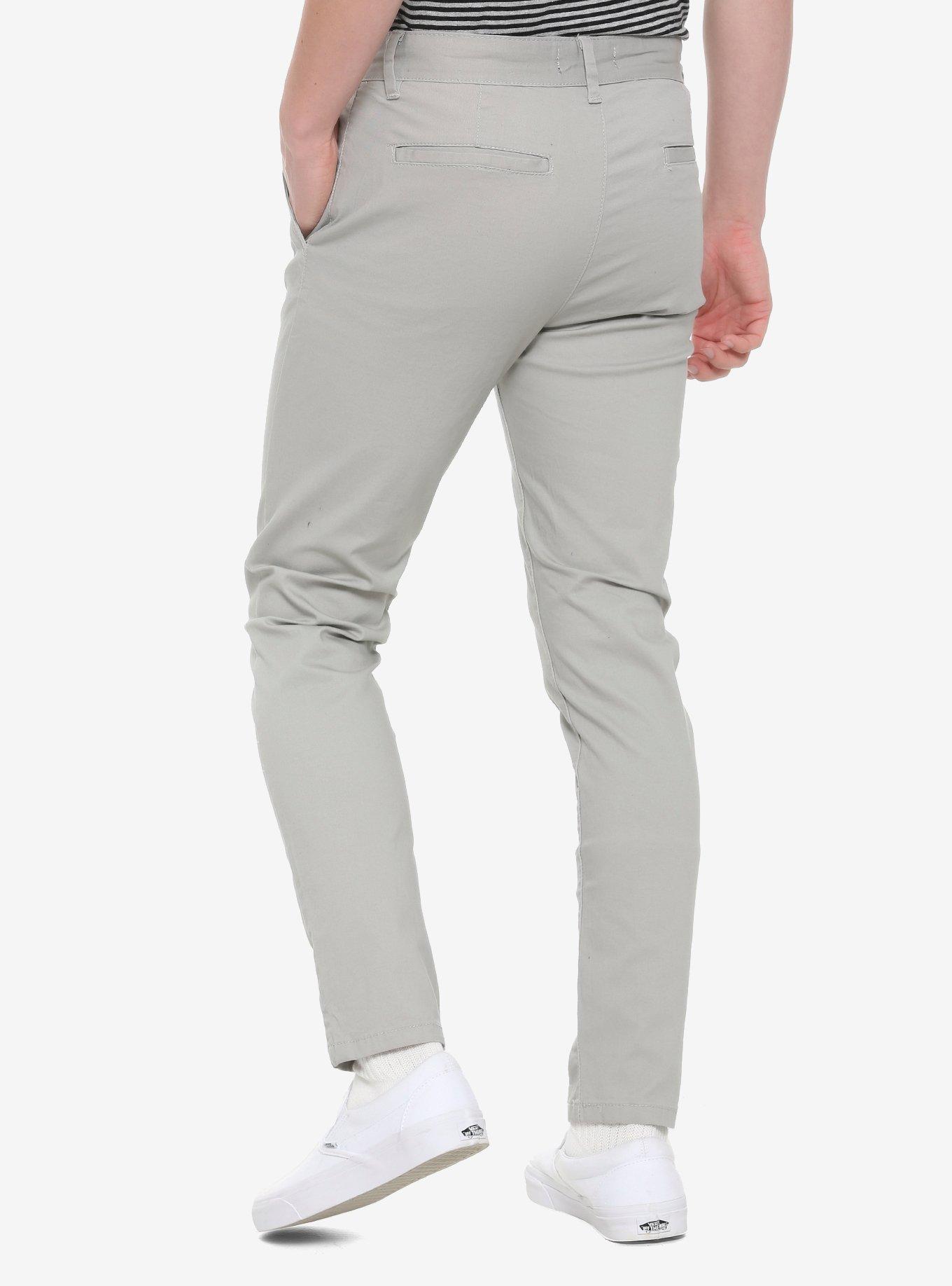 Light Grey Twill Pants, GREY, alternate