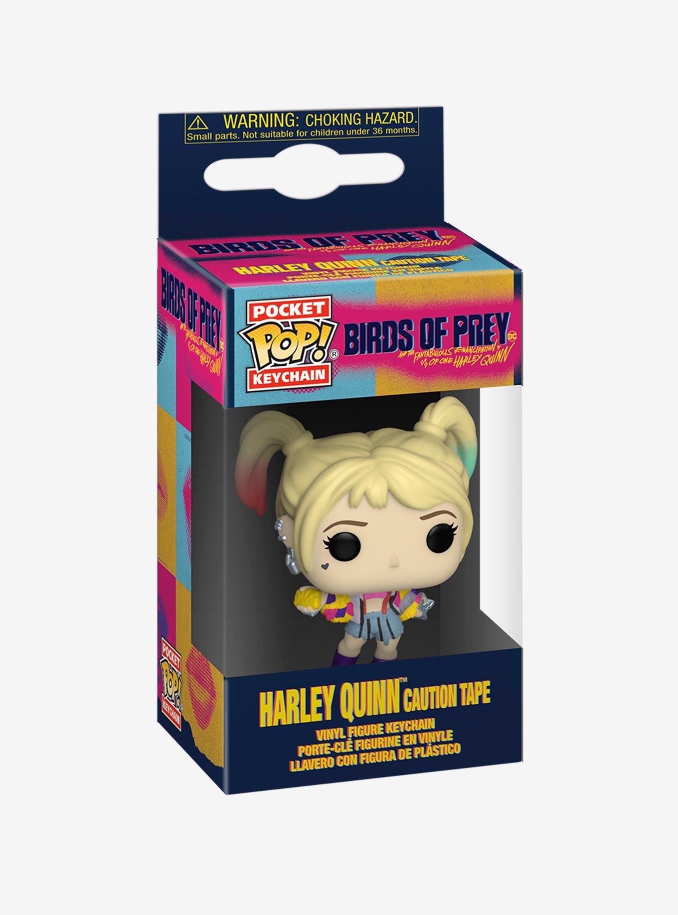 Funko DC Comics Birds Of Prey Pocket Pop! Harley Quinn Caution Tape Vinyl Key Chain, , alternate