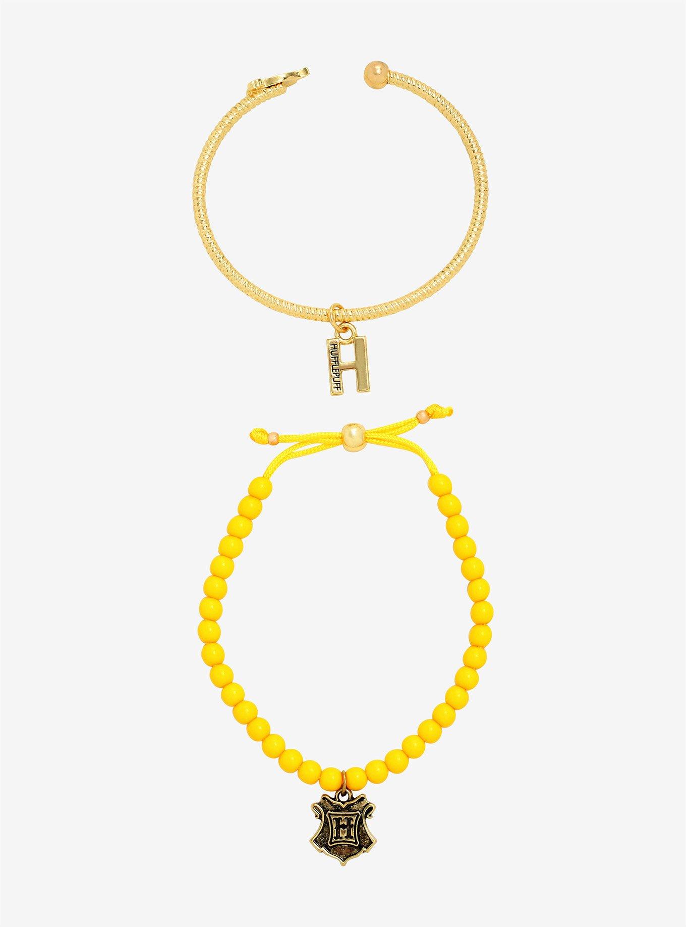Harry Potter Hufflepuff Bracelet Set, , alternate