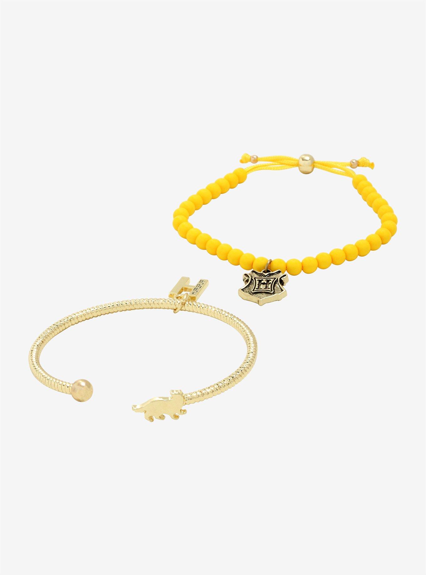 Harry Potter Hufflepuff Bracelet Set, , alternate