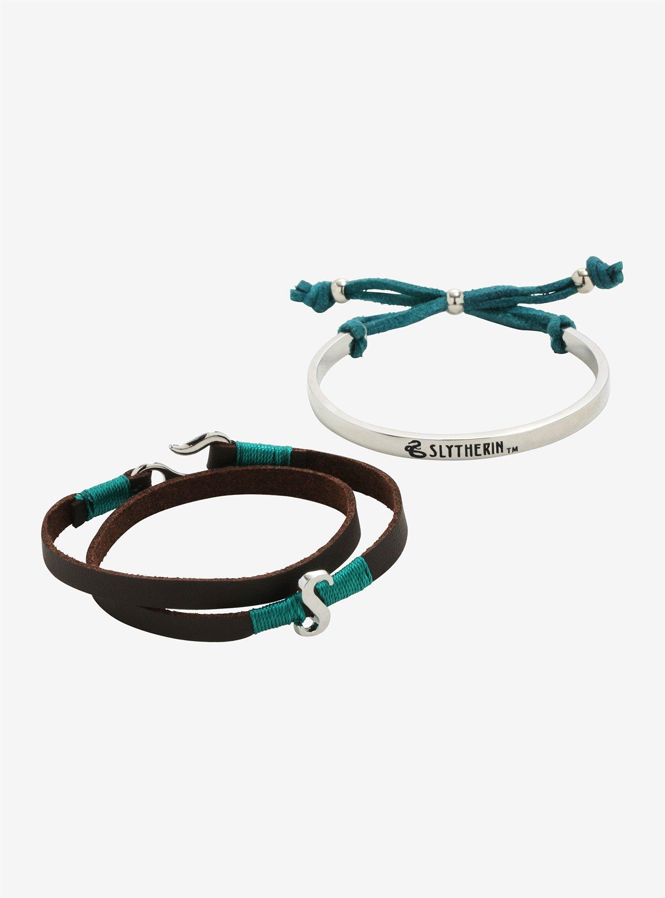 Harry Potter Slytherin Bracelet Set, , alternate