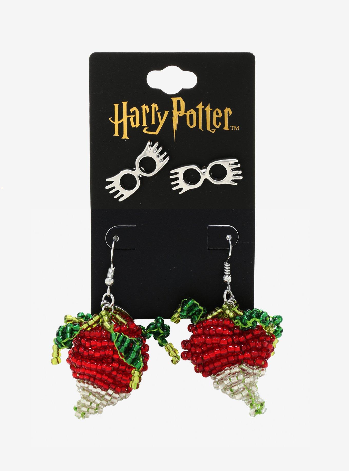 Harry Potter Luna Lovegood Radish Dangle Earrings, , alternate