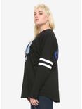 My Hero Academia Plus Ultra Girls Long-Sleeve Athletic Jersey Plus Size, BLACK, alternate