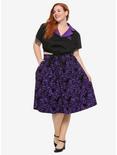 Disney Sleeping Beauty Maleficent Flocked Skirt Plus Size, , alternate