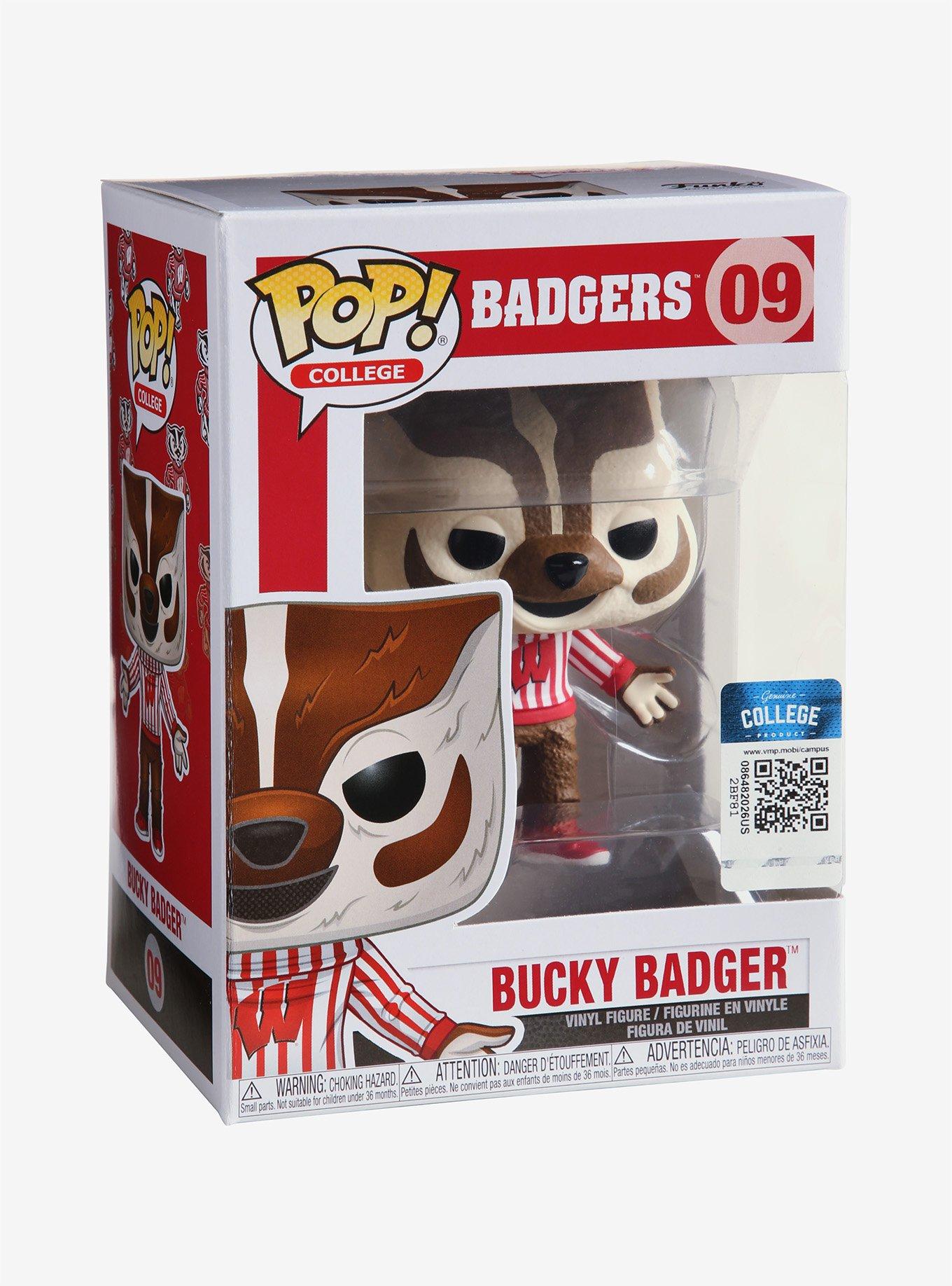 Funko Pop! College University of Wisconsin Bucky Badger Vinyl Figure, , alternate
