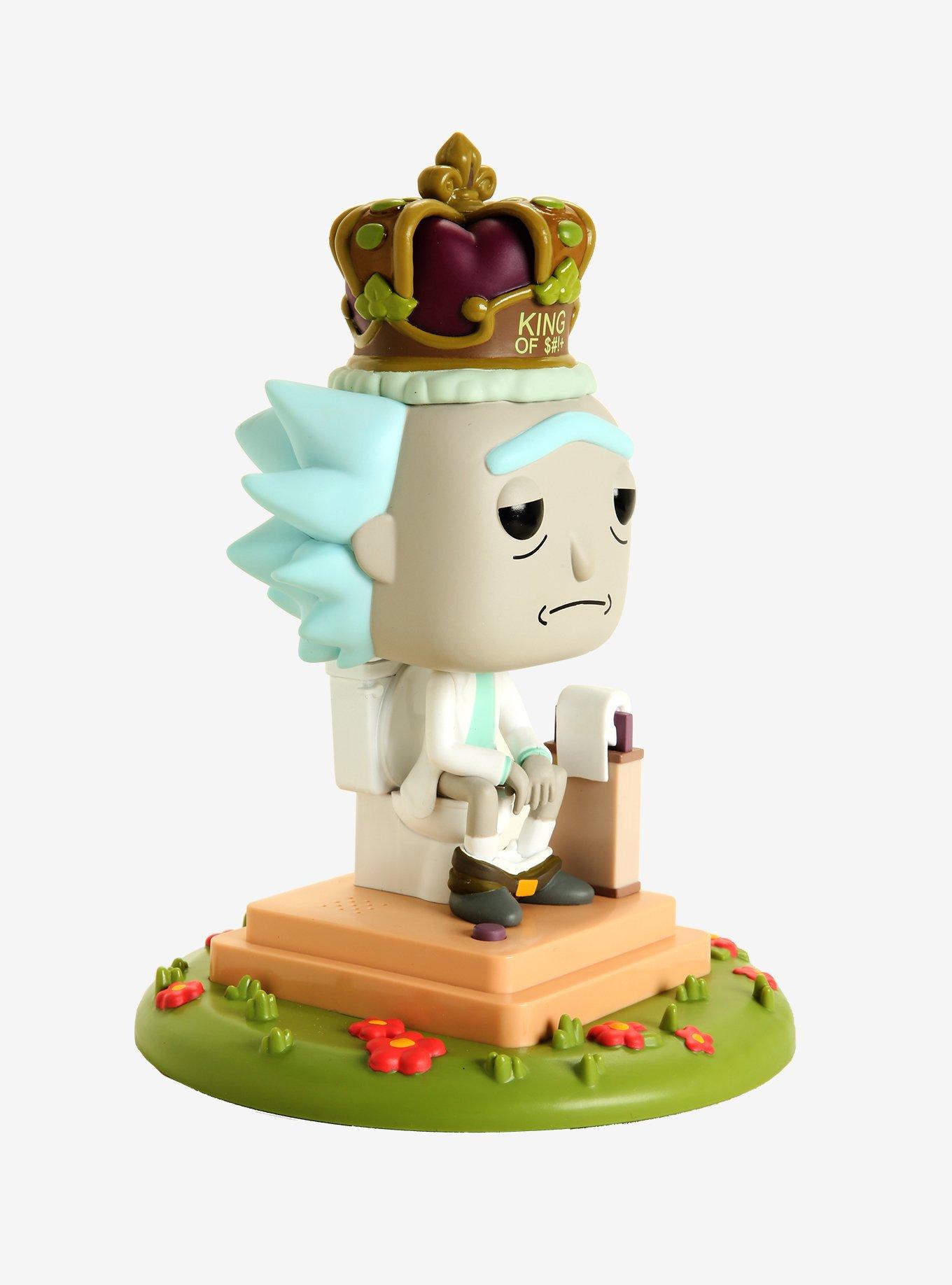 Funko Pop! Rick and Morty King of $#!+ Deluxe Vinyl Figure (with Sound), , alternate