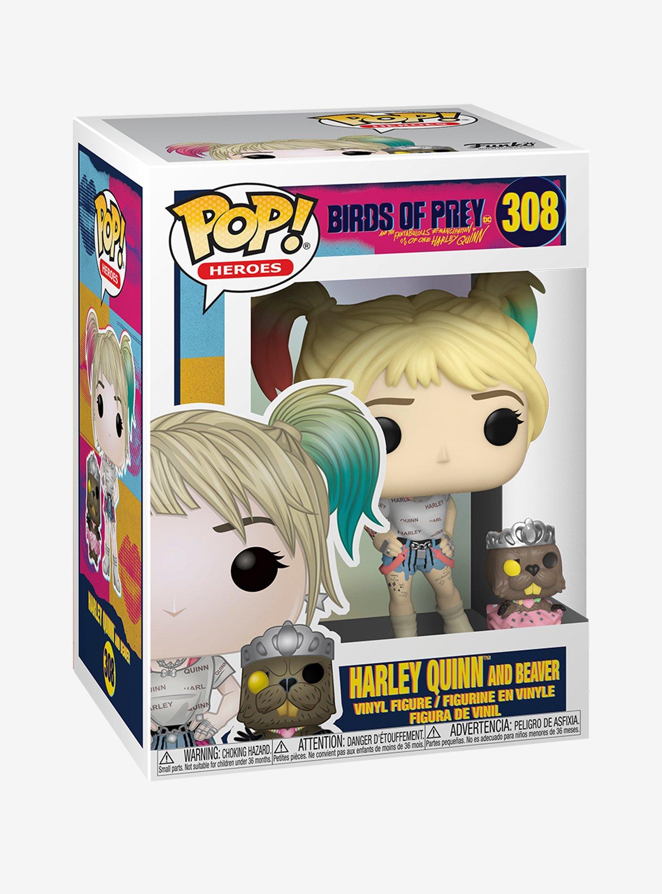 Funko Pop! DC Comics Birds of Prey Harley Quinn and Beaver Vinyl Figure, , alternate