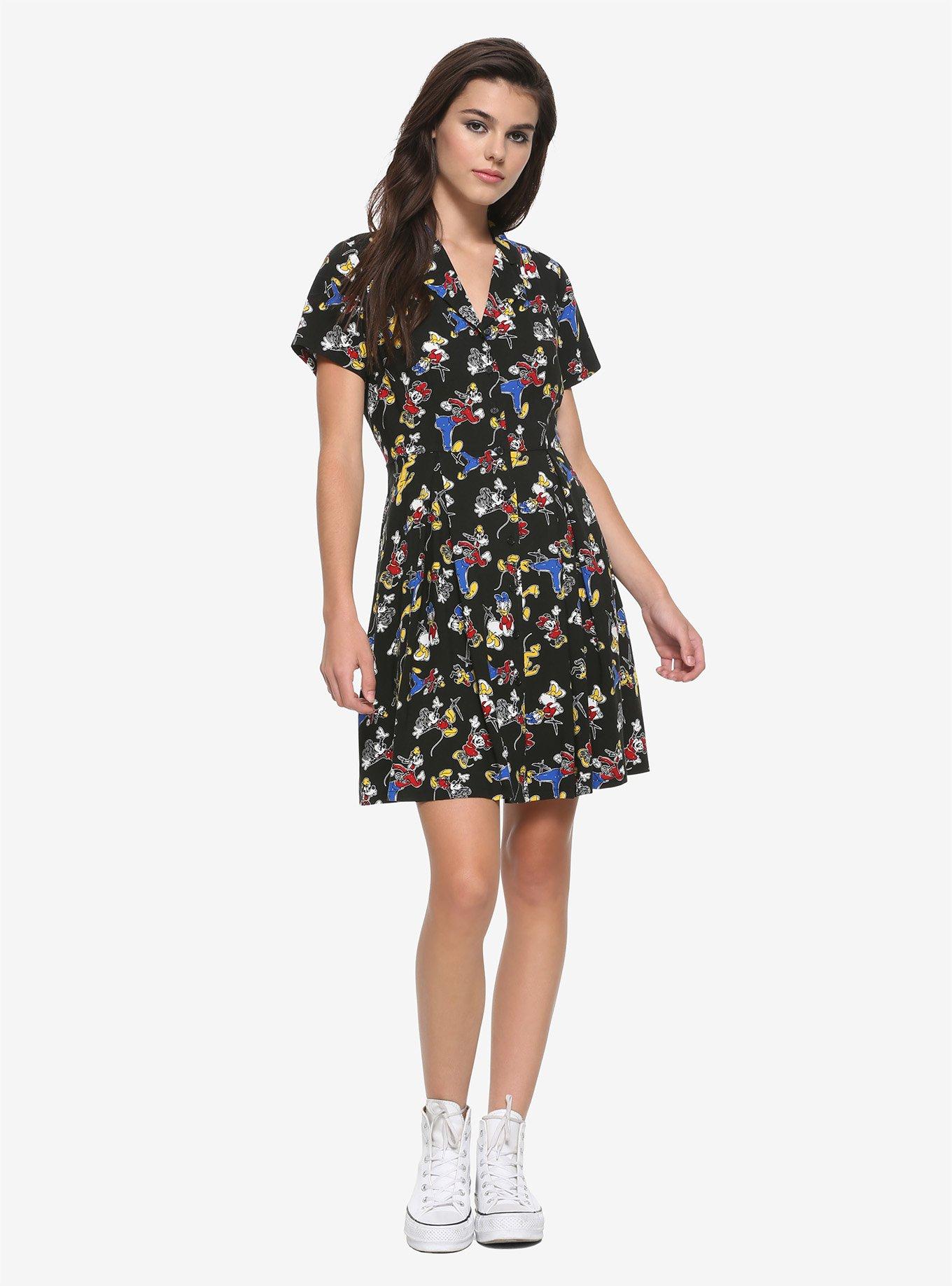 Disney The Sensational Six Button-Front Dress, MULTI, alternate