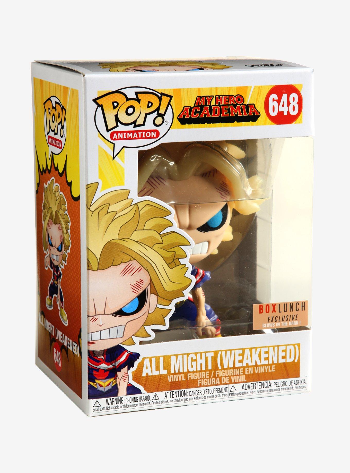 Funko Pop! My Hero Academia All Might (Weakened) Glow-in-the-Dark Vinyl Figure - BoxLunch Exclusive, , alternate