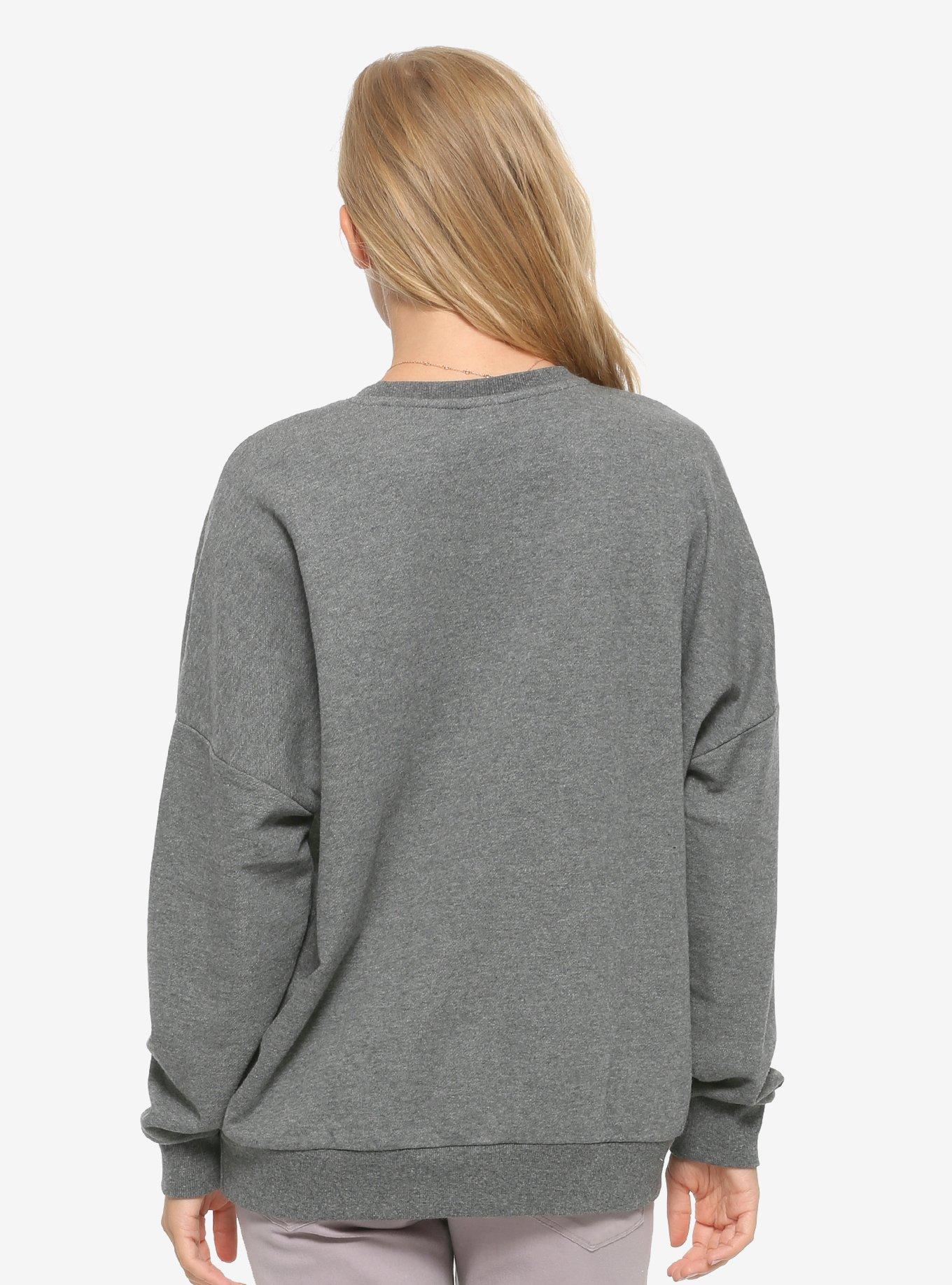 Our Universe Overwatch D.Va Grey Women's Crewneck - BoxLunch Exclusive, , alternate