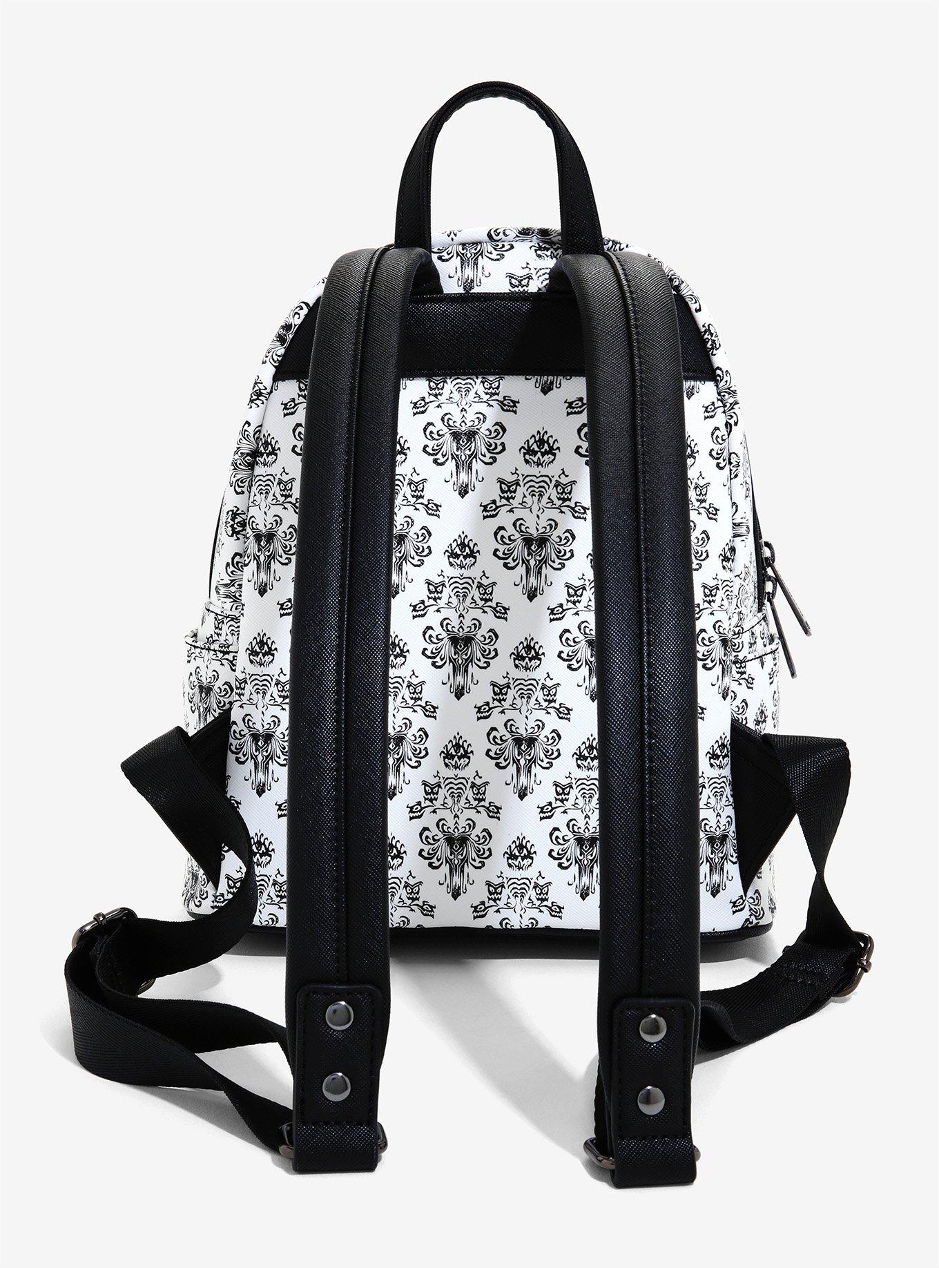 Loungefly Disney The Haunted Mansion Damask Wallpaper Mini Backpack - BoxLunch Exclusive, , alternate