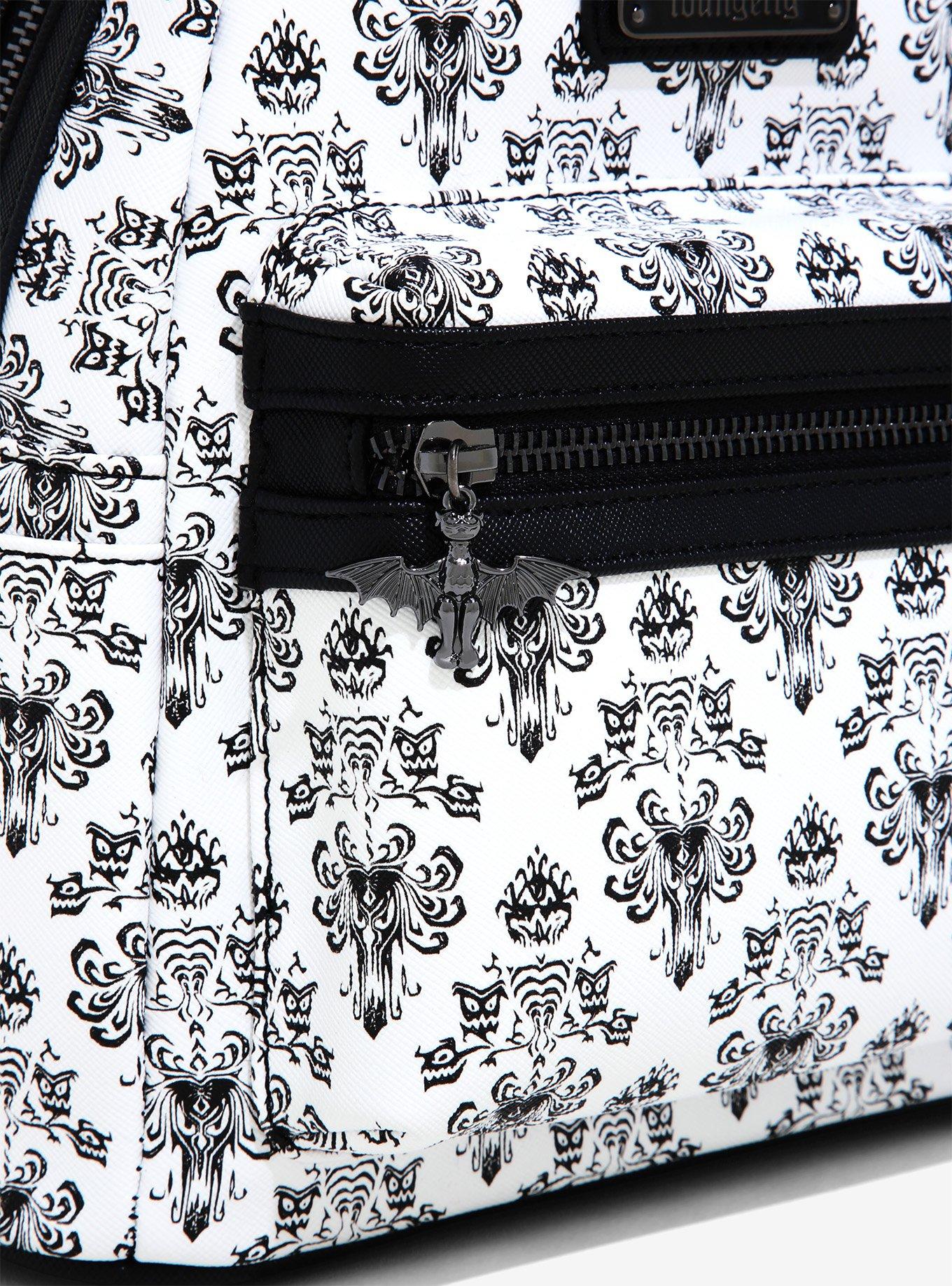 Loungefly Disney The Haunted Mansion Damask Wallpaper Mini Backpack - BoxLunch Exclusive, , alternate