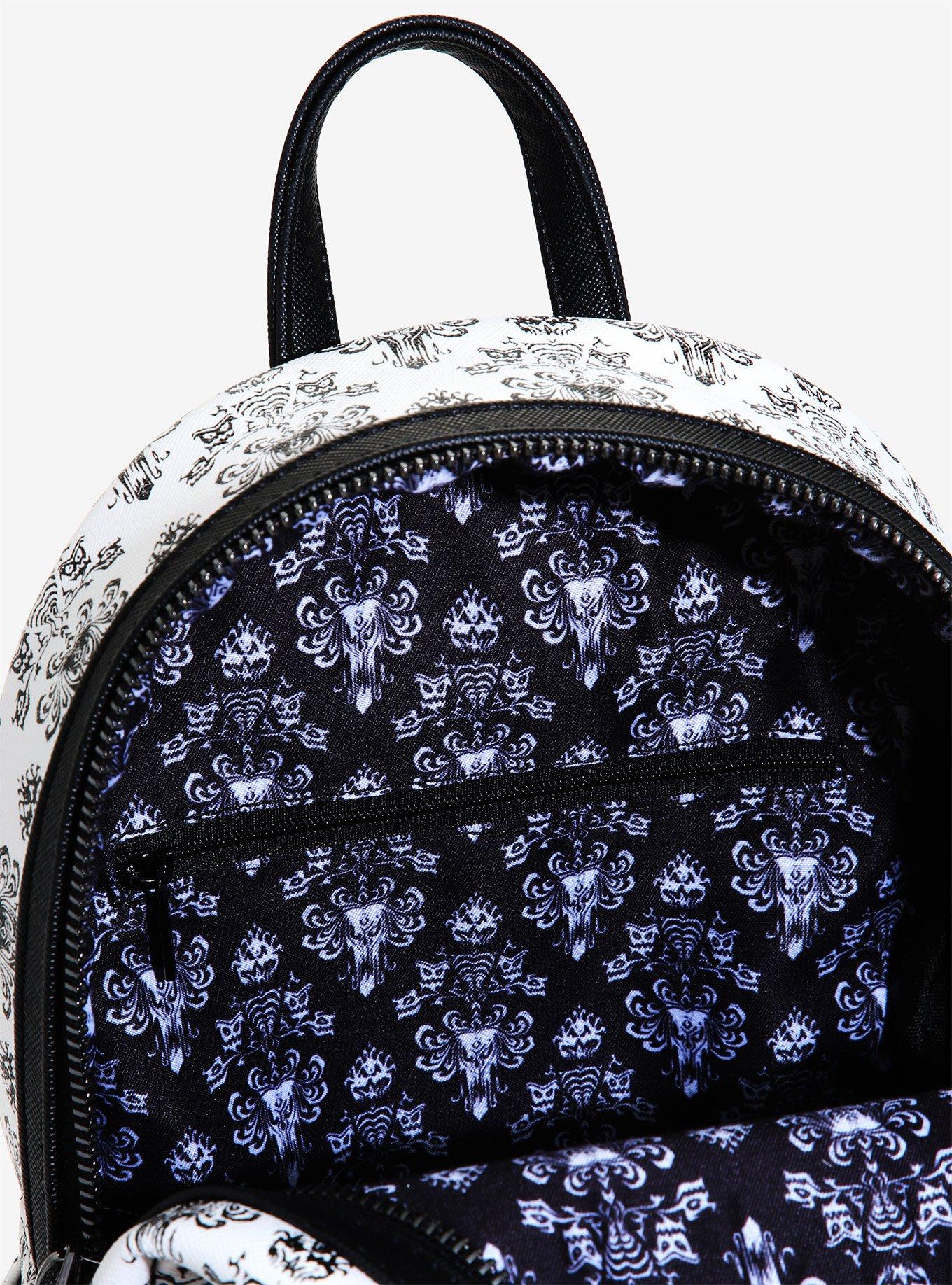 Loungefly Disney The Haunted Mansion Damask Wallpaper Mini Backpack - BoxLunch Exclusive, , alternate