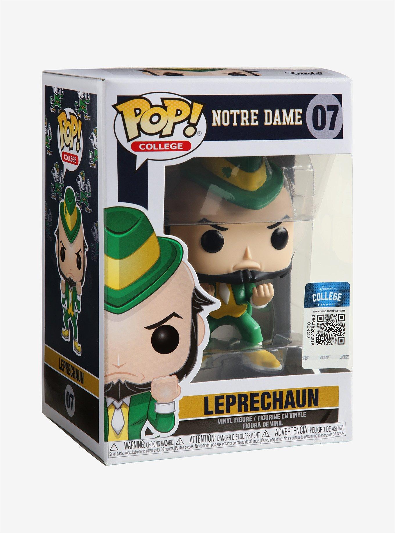 Funko University Of Notre Dame Pop! College Leprechaun Vinyl Figure, , alternate