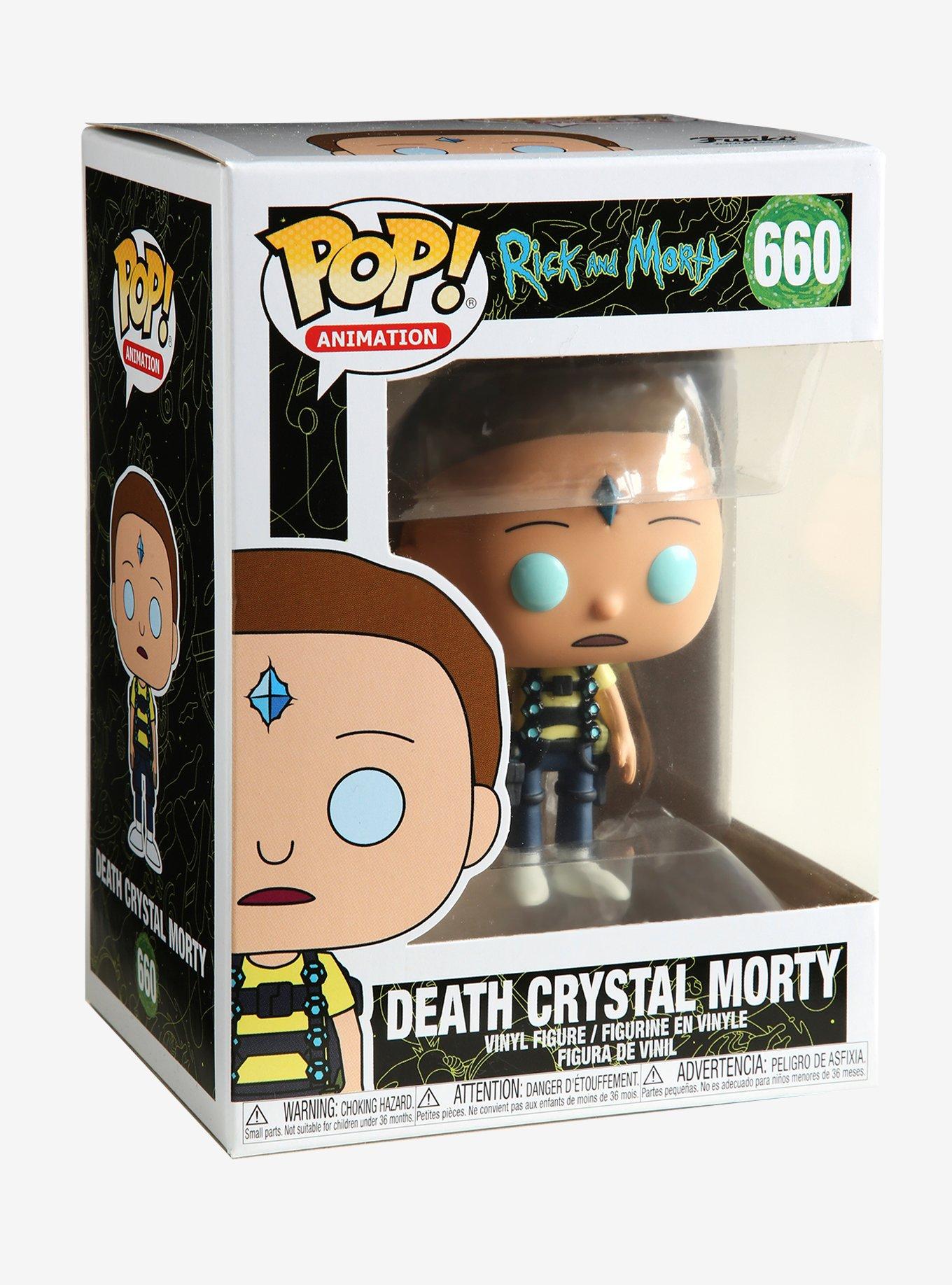 Funko Rick And Morty Pop! Animation Death Crystal Morty Vinyl Figure, , alternate