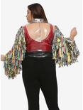 Her Universe DC Comics Birds Of Prey Harley Quinn Caution Tape Girls Cosplay Jacket Plus Size, MULTI, alternate
