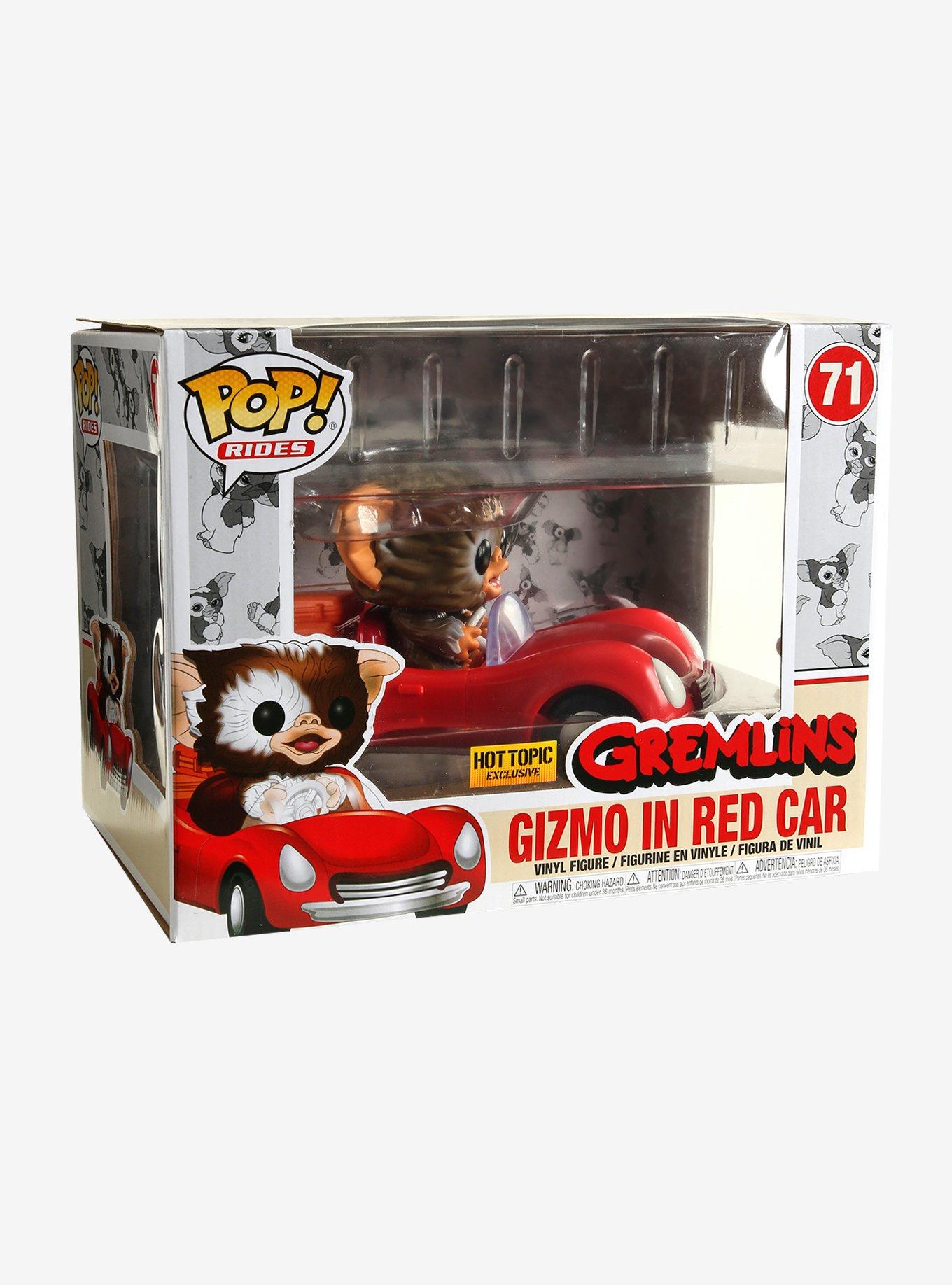 Funko Gremlins Pop! Rides Gizmo In Red Car Vinyl Figure Hot Topic Exclusive, , alternate