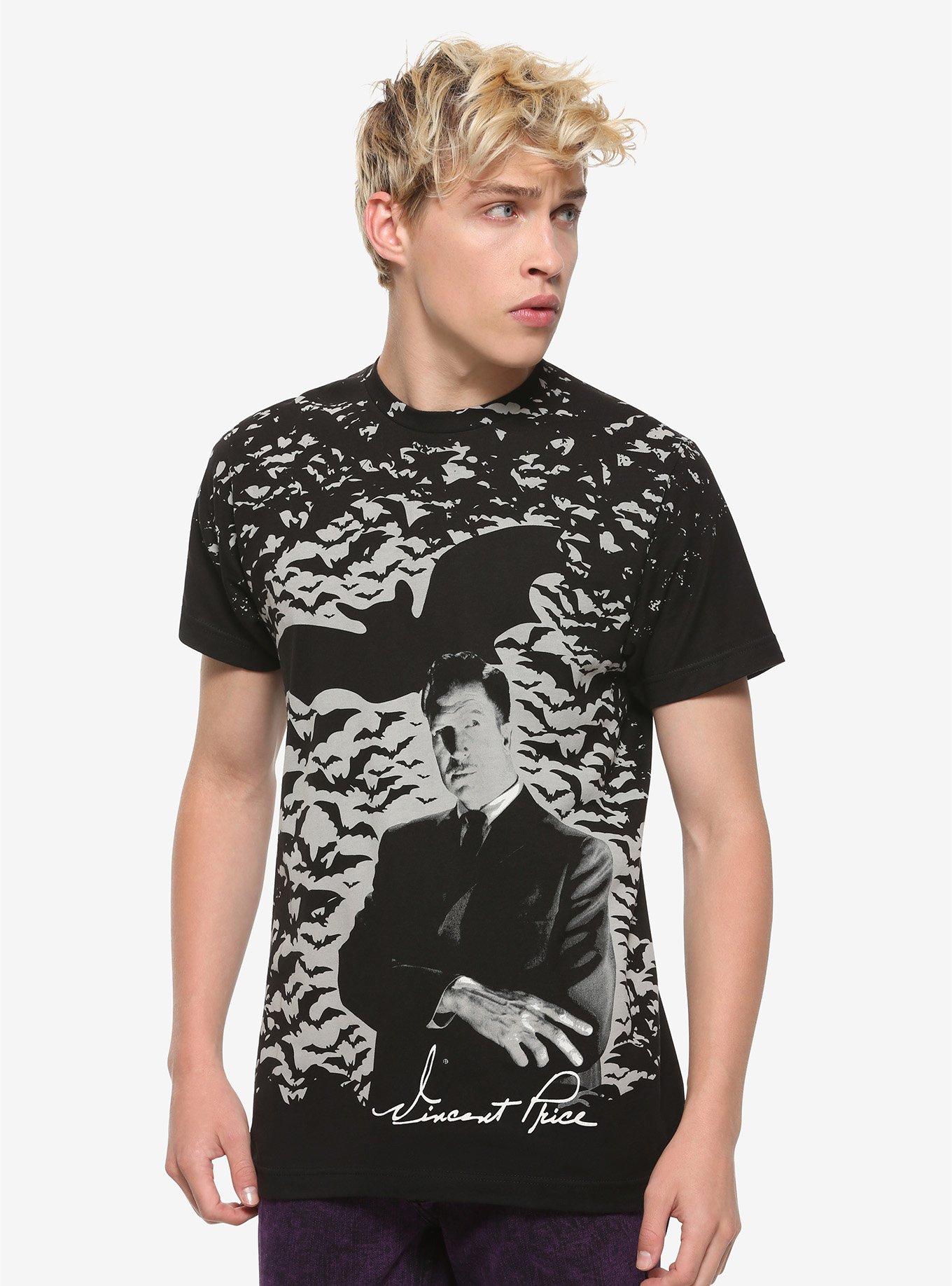 Vincent Price Horror Legend T-Shirt, GREY, alternate
