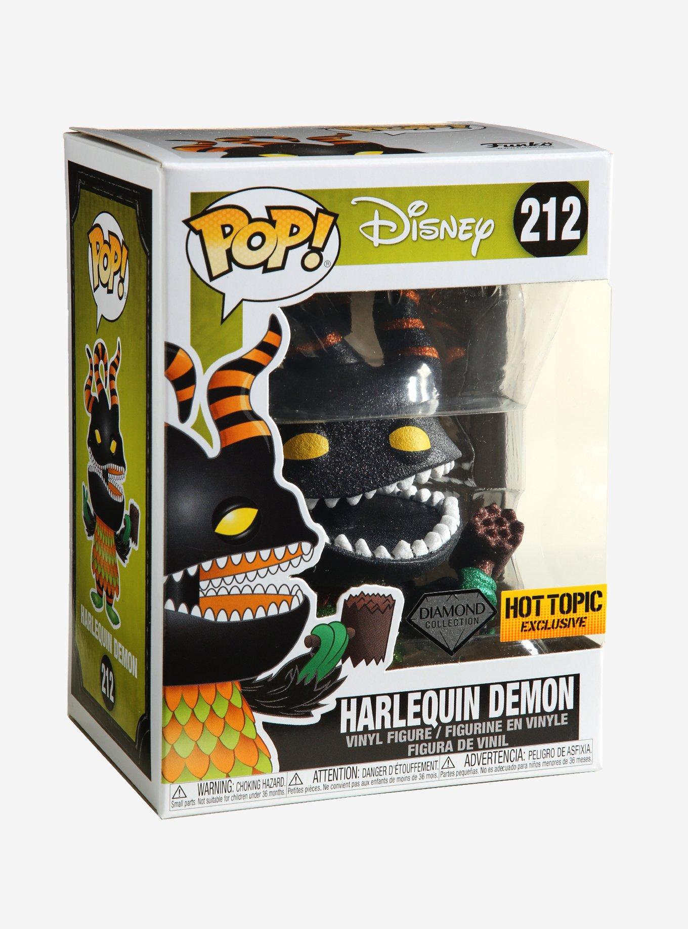 Funko The Nightmare Before Christmas Diamond Collection Pop! Harlequin Demon Vinyl Figure Hot Topic Exclusive, , alternate