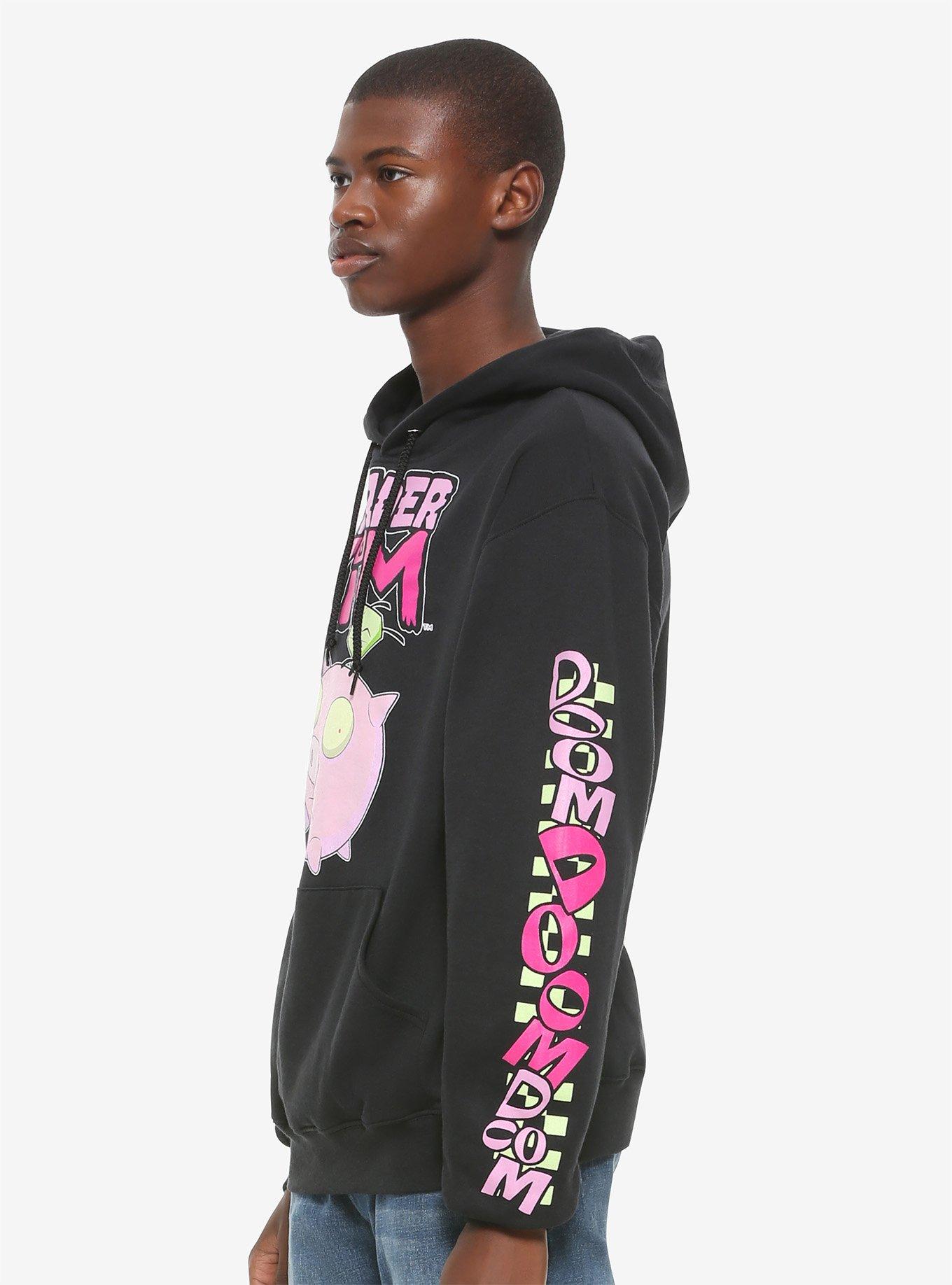 Invader Zim Gir & Pig Doom Hoodie, MULTI, alternate