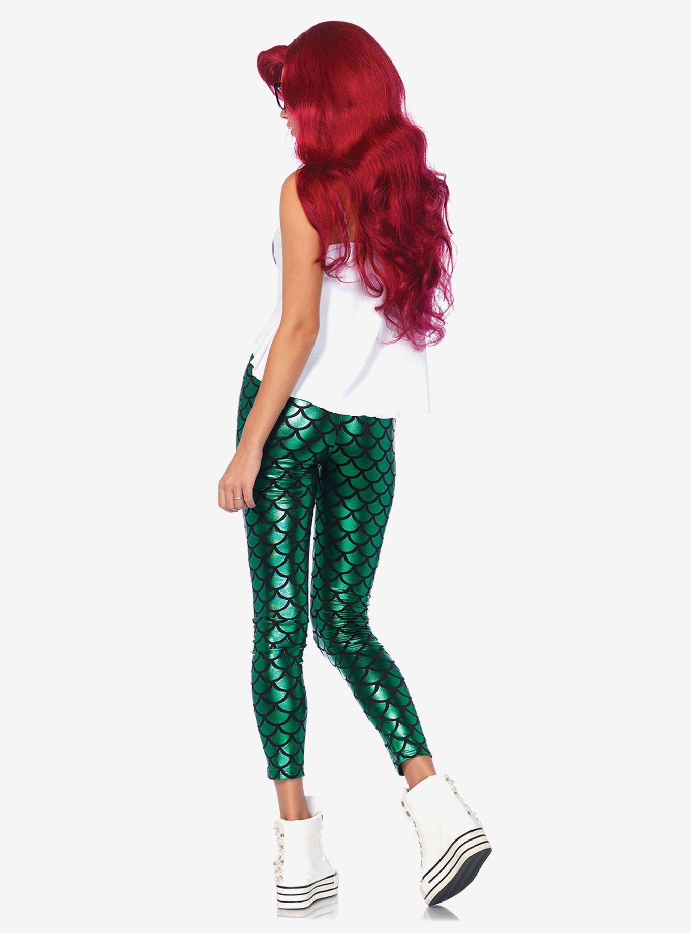 HIPSTER MERMAID LEGGINGS, , hi-res