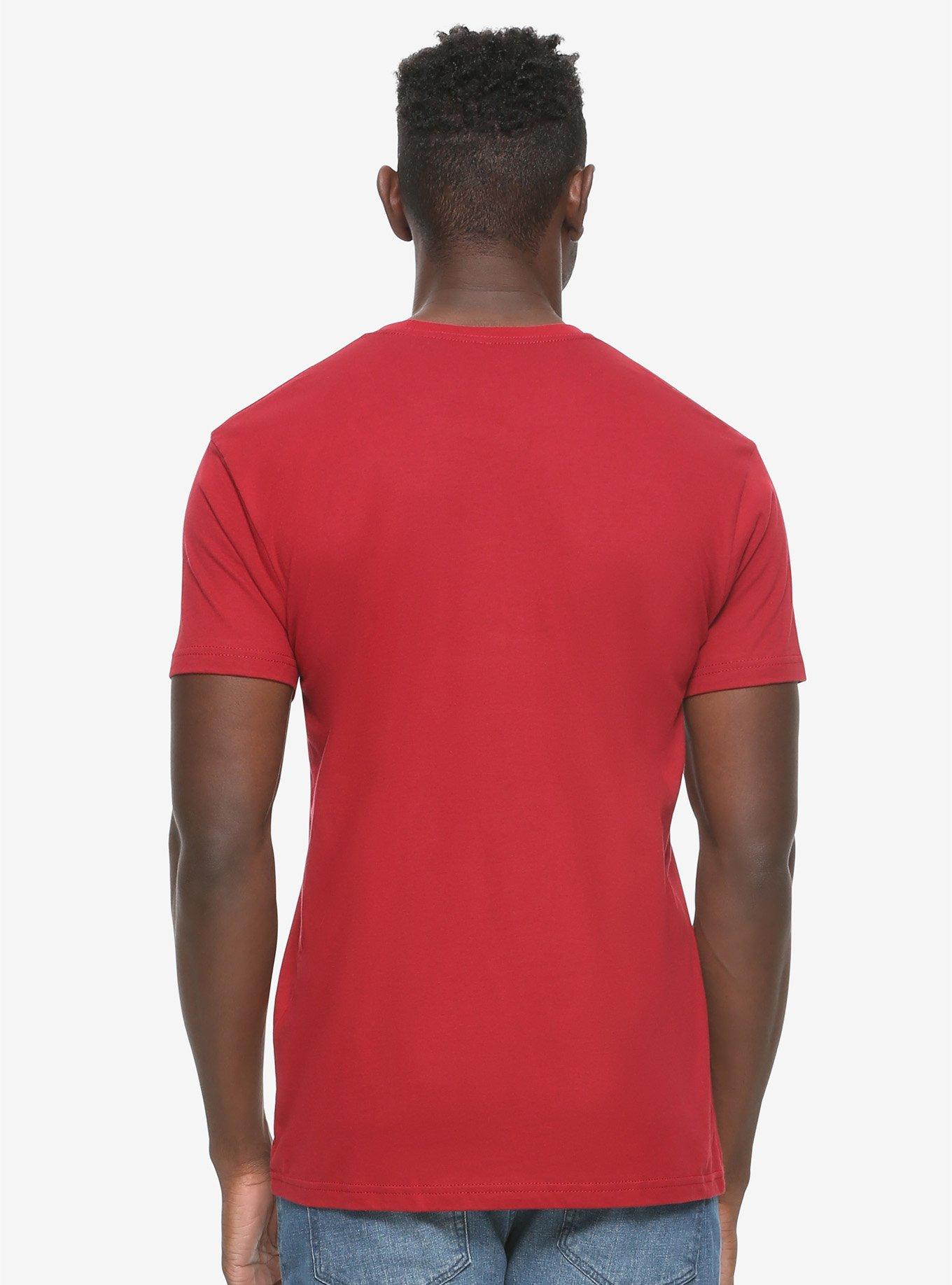 Disney Snow White and the Seven Dwarfs Haunted Forest Lumber Company T-Shirt - BoxLunch Exclusive, RED, alternate