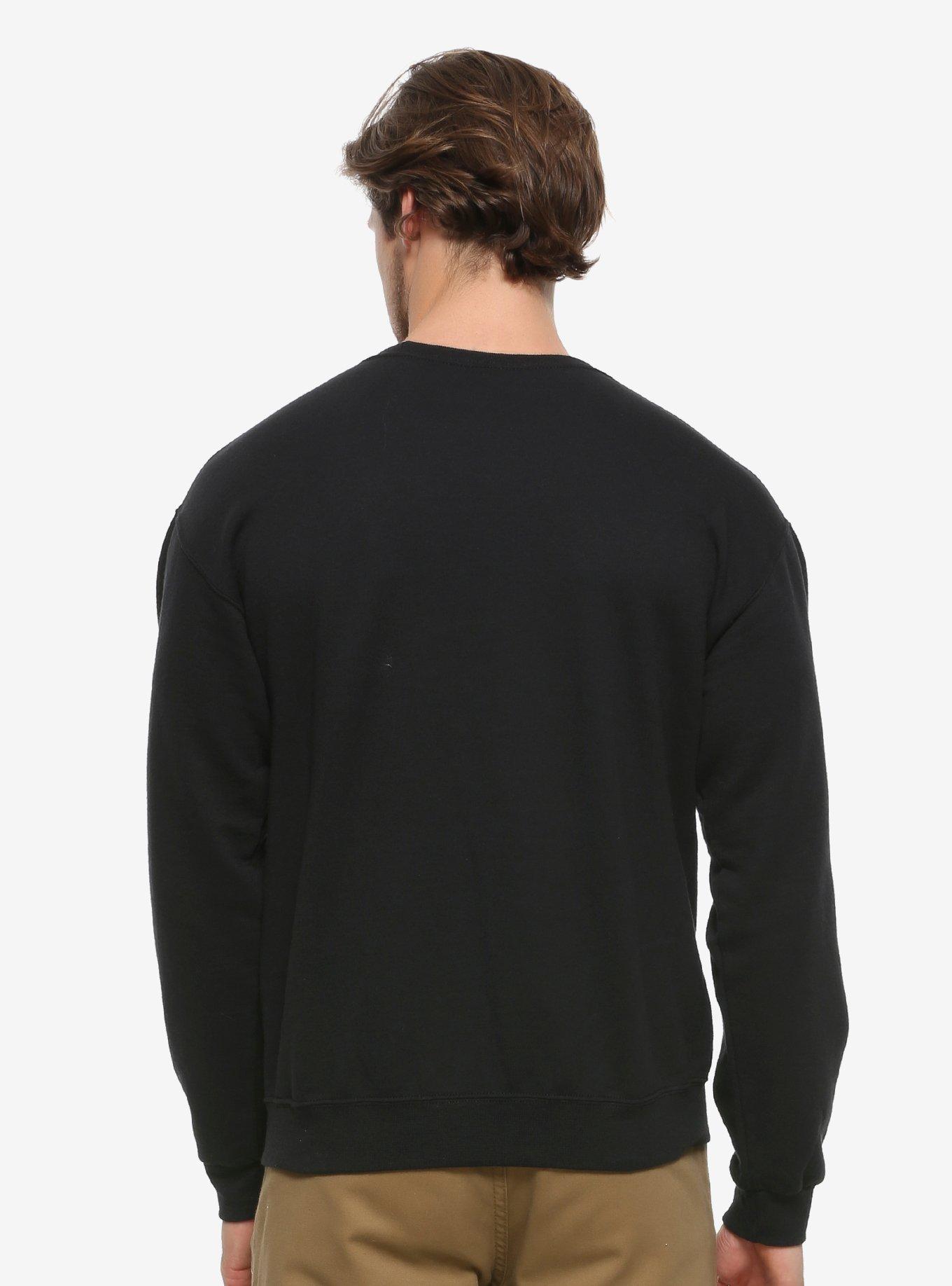 Beetlejuice Never Trust the Living Crewneck - BoxLunch Exclusive, , alternate