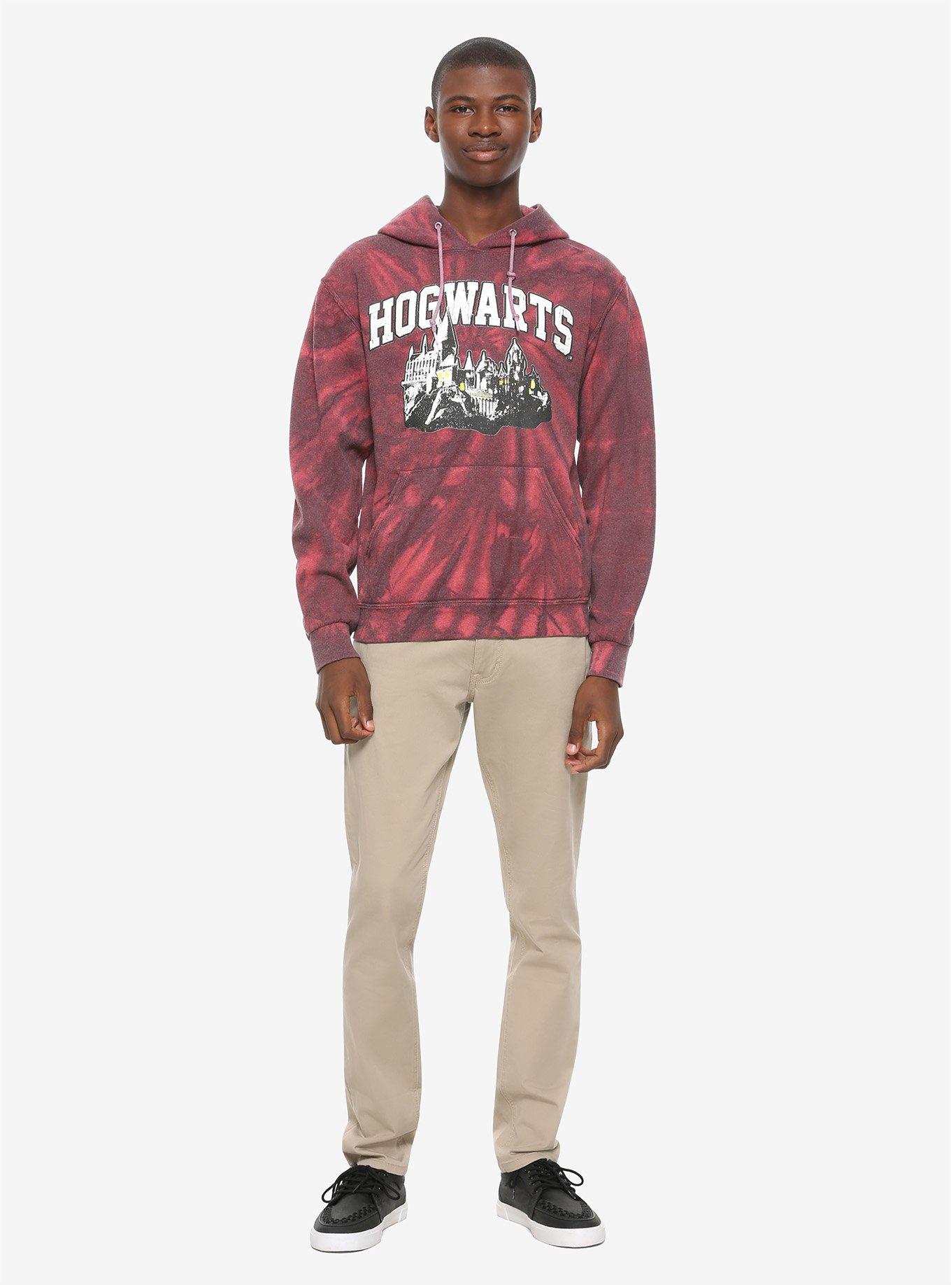 Harry Potter Hogwarts Red Wash Hoodie, RED, alternate