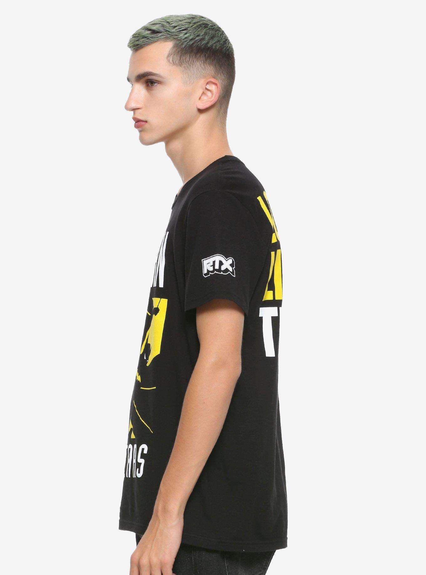 DC Comics Batman 80 Years Long Live The Bat T-Shirt Rooster Teeth Expo Exclusive, YELLOW, alternate