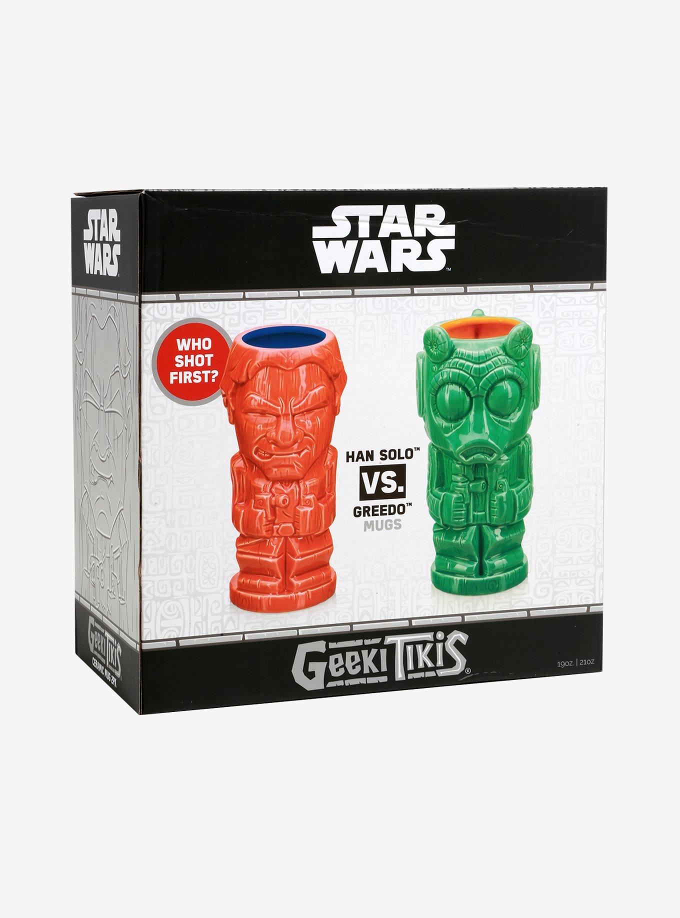 Geeki Tikis&reg; Star Wars Han Solo vs. Greedo Tiki Mug Set, , alternate