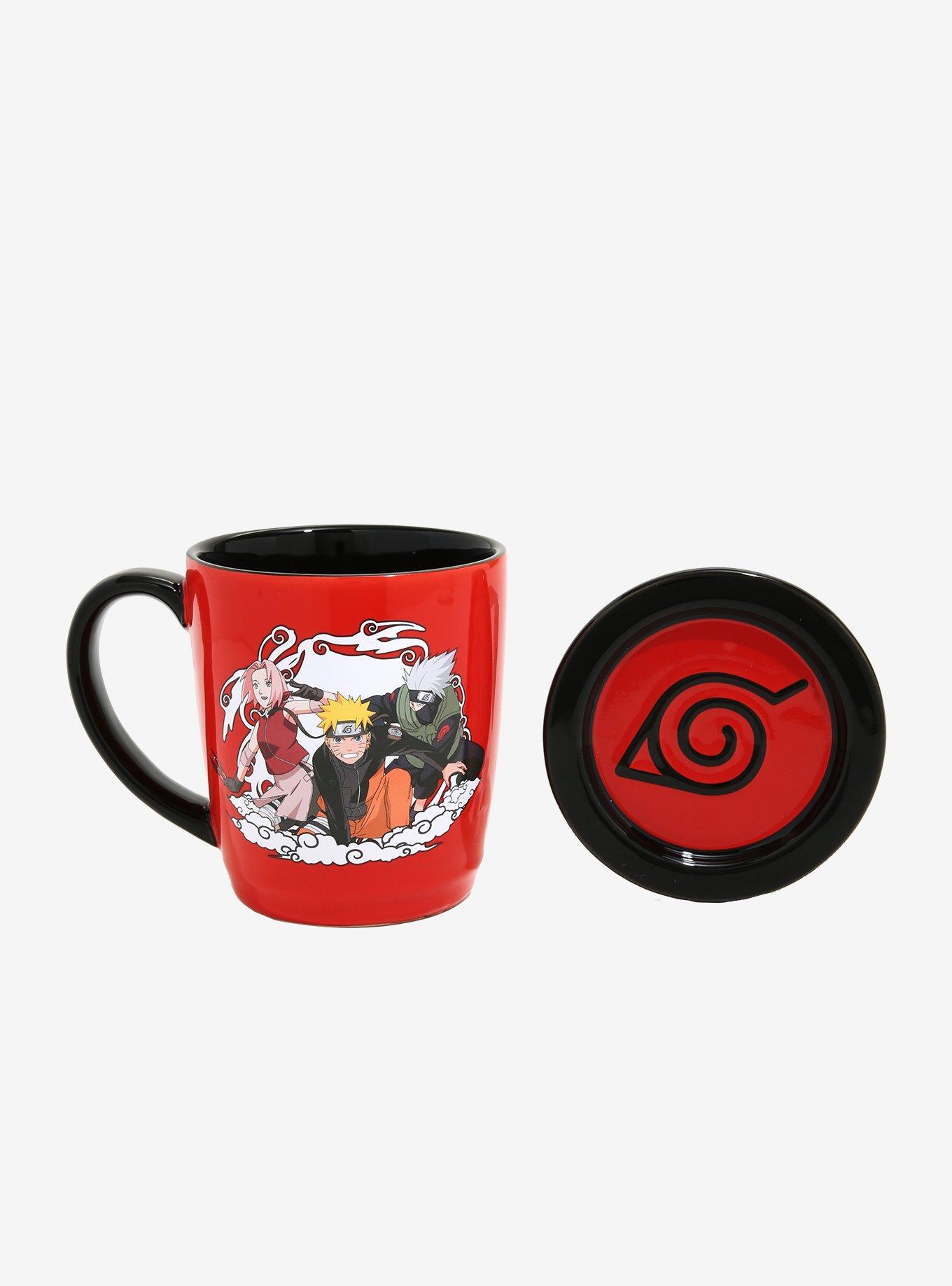 Naruto Shippuden Character Mug & Coaster Set - BoxLunch Exclusive, , alternate