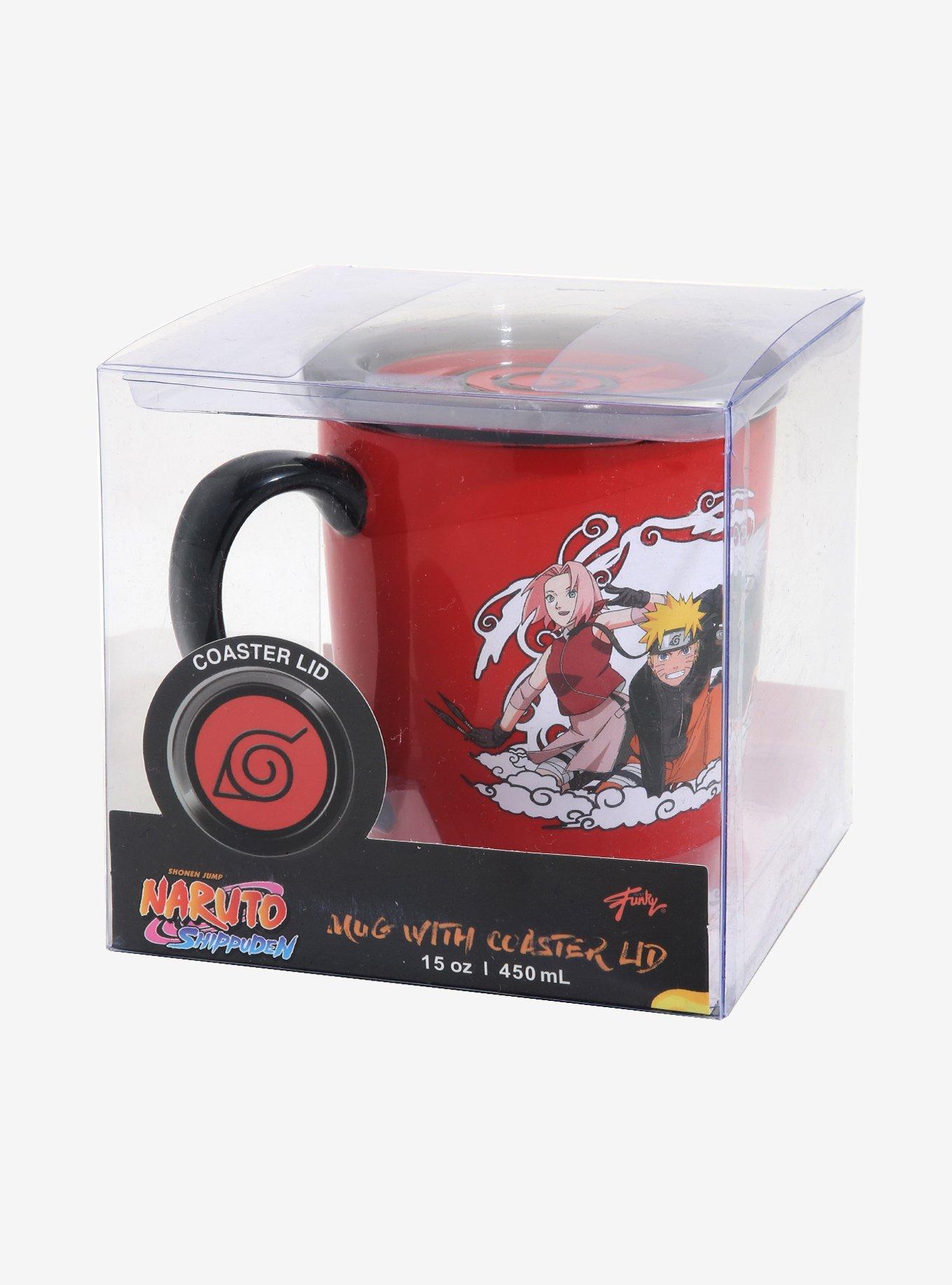 Naruto Shippuden Character Mug & Coaster Set - BoxLunch Exclusive, , alternate