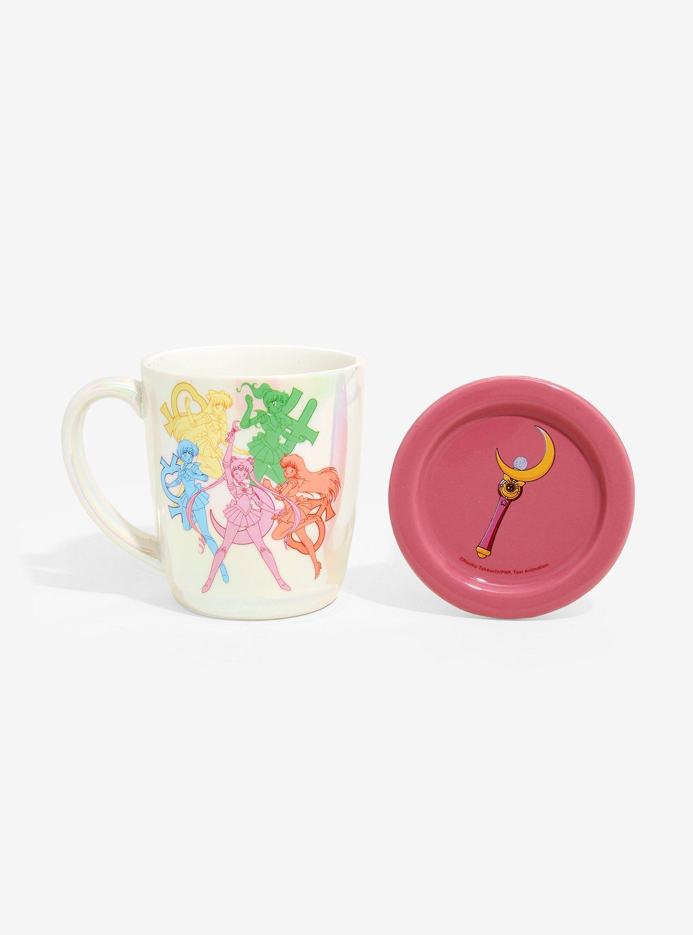 Sailor Moon Sailor Guardians Mug and Coaster Lid Set - BoxLunch Exclusive, , alternate