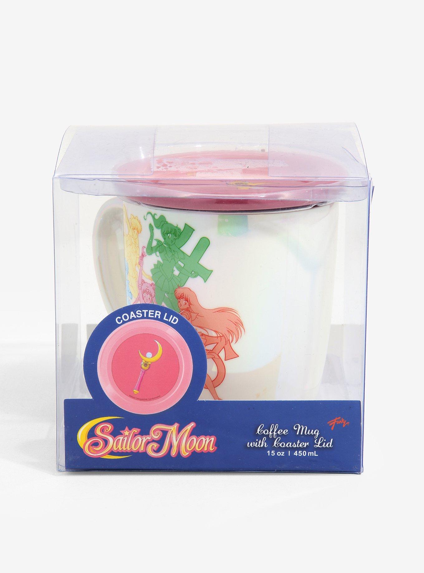 Sailor Moon Sailor Guardians Mug and Coaster Lid Set - BoxLunch Exclusive, , alternate